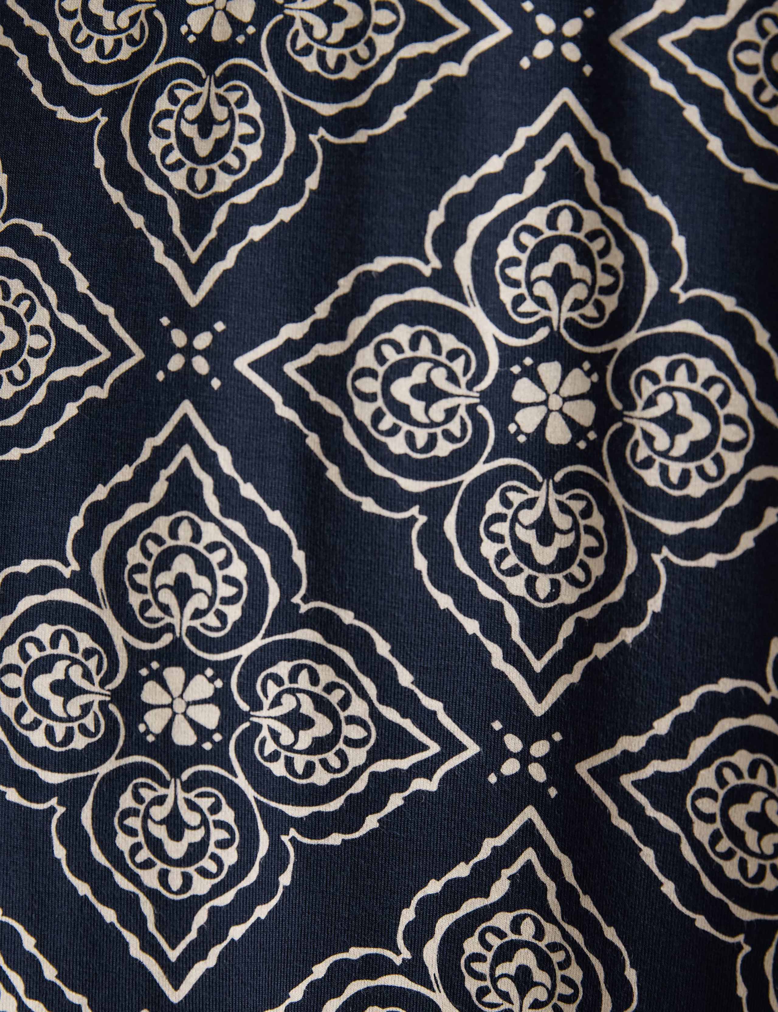 Jersey Printed Midi Slip Skirt 6 of 6