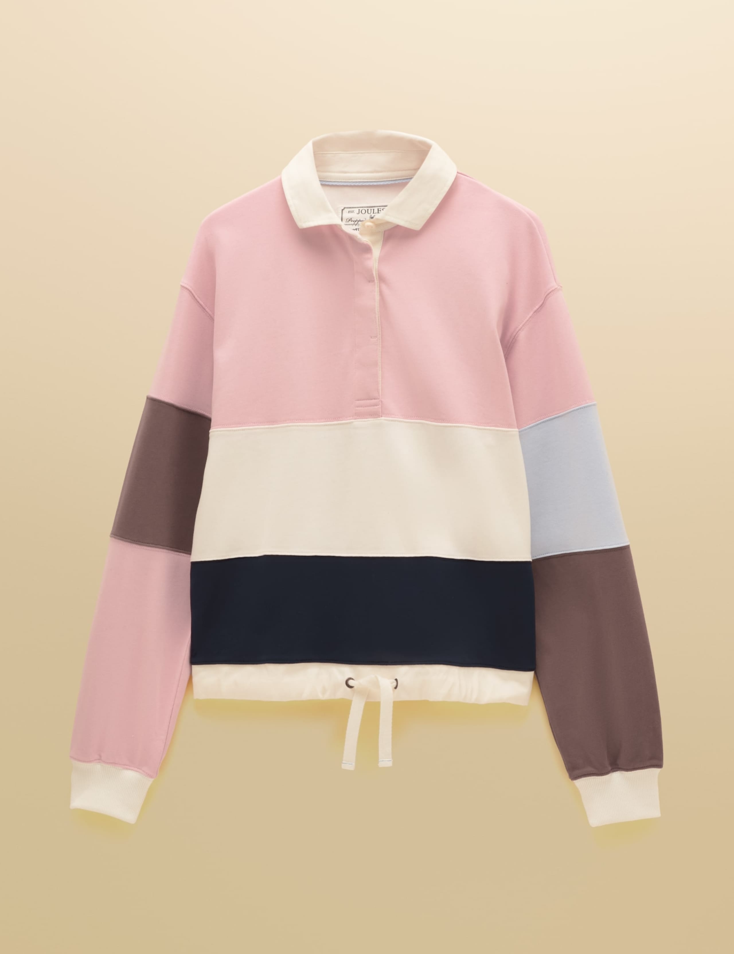 Pure Cotton Colour Block Rugby Top 2 of 10