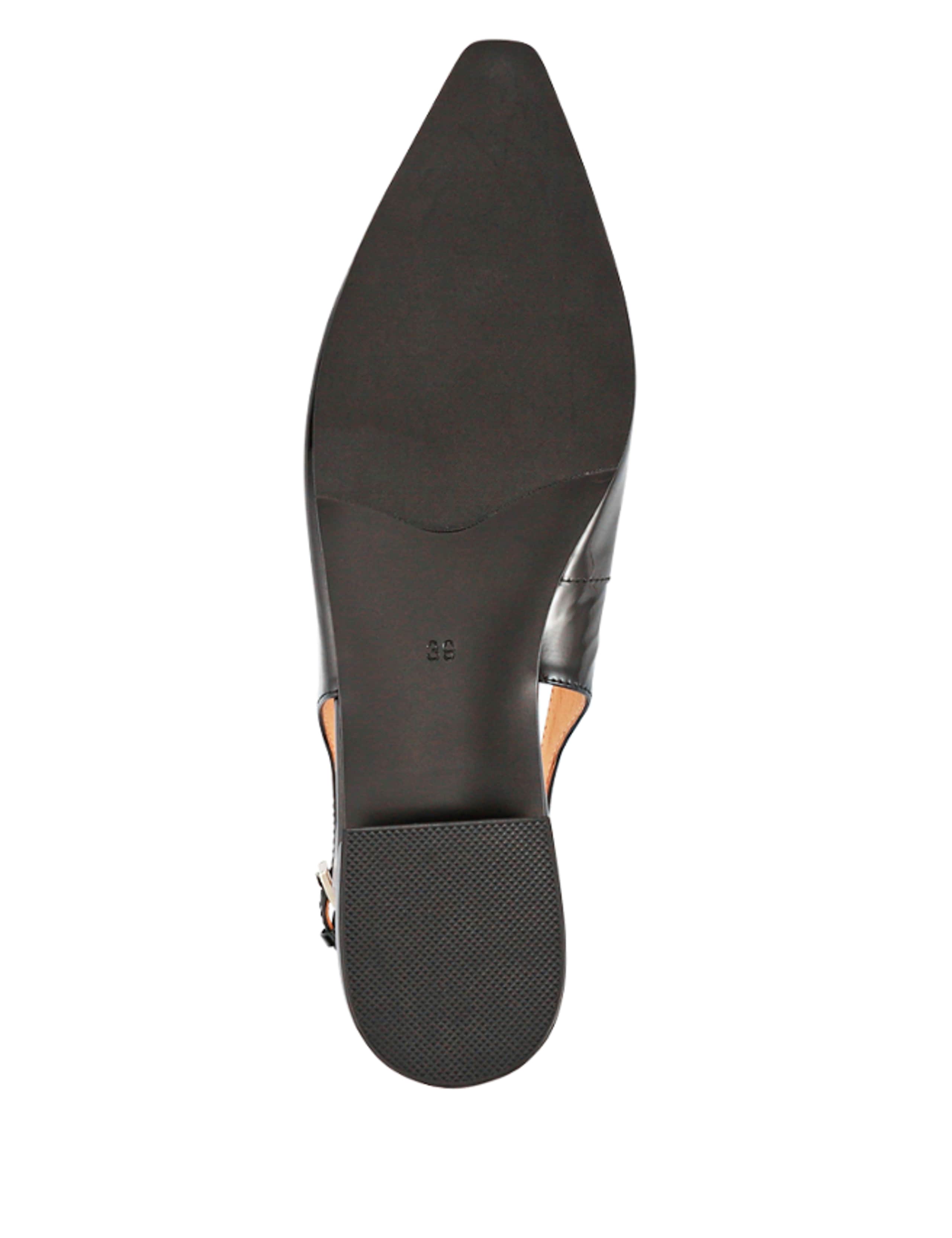 Leather Patent Block Heel Slingback Sandals 6 of 6