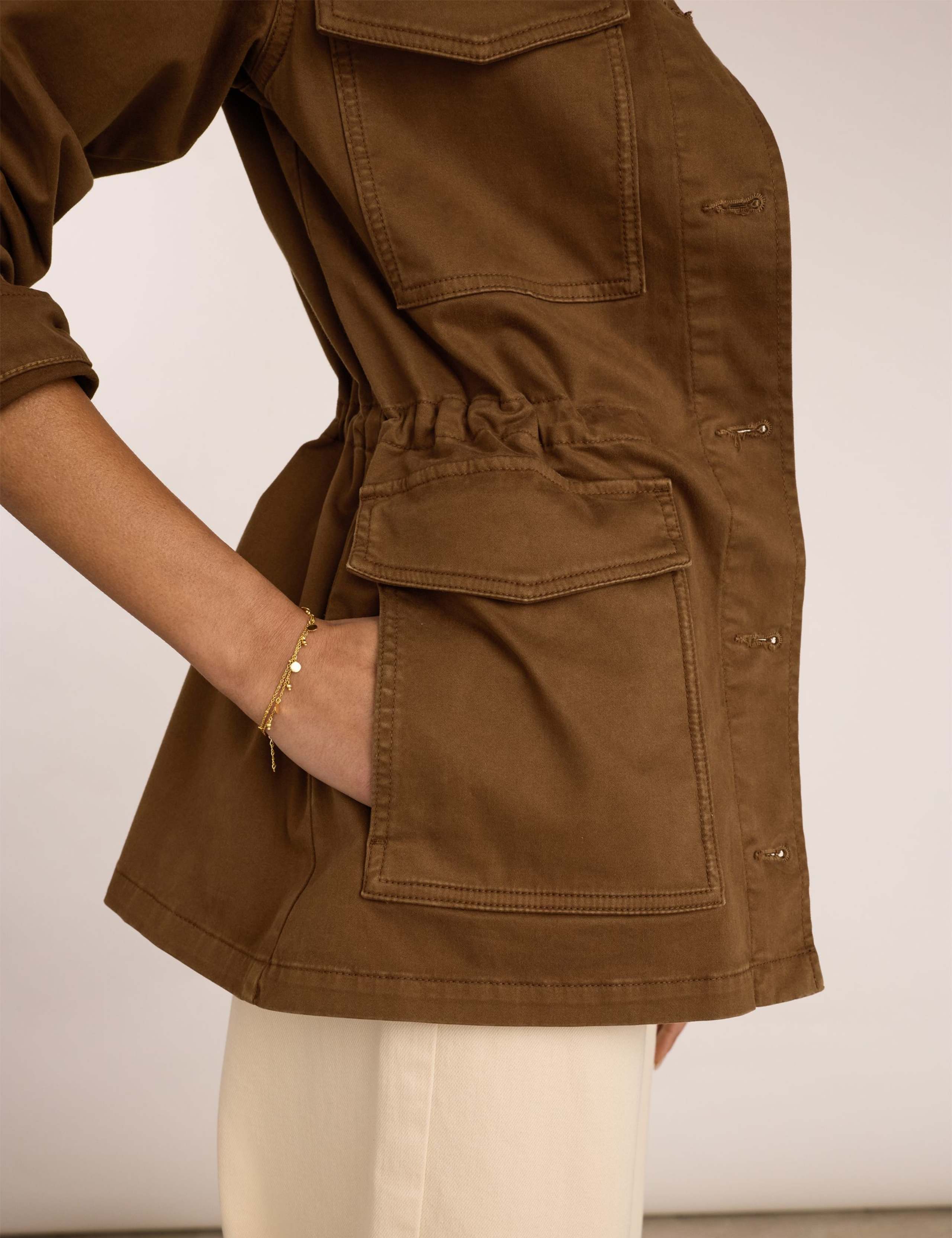 Cotton Rich Collared Utility Jacket 5 of 7