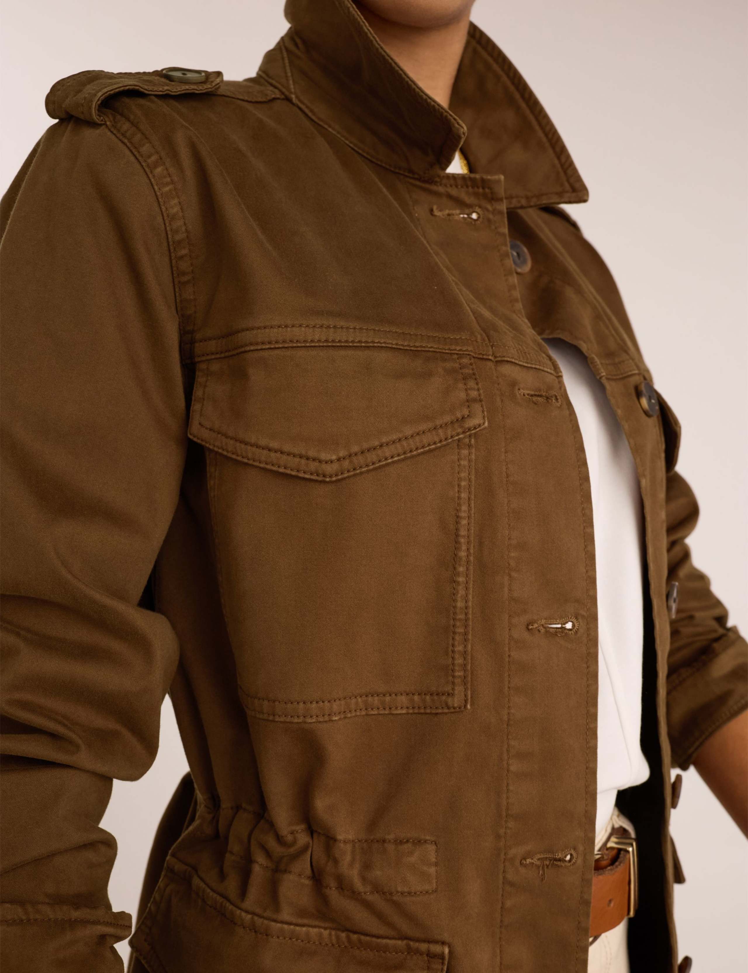 Cotton Rich Collared Utility Jacket 7 of 7