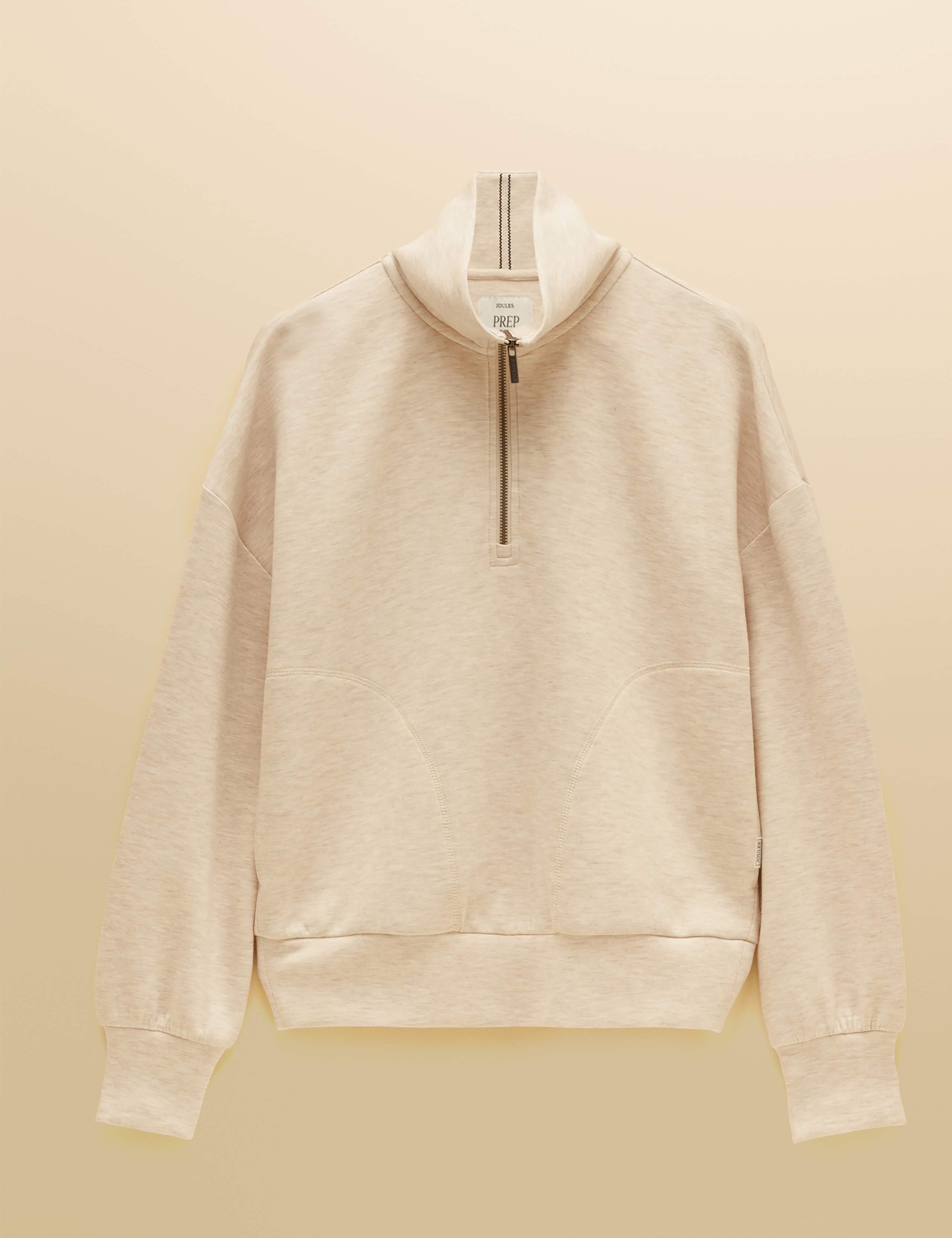 Funnel Neck Quarter Zip Sweatshirt 5 of 7