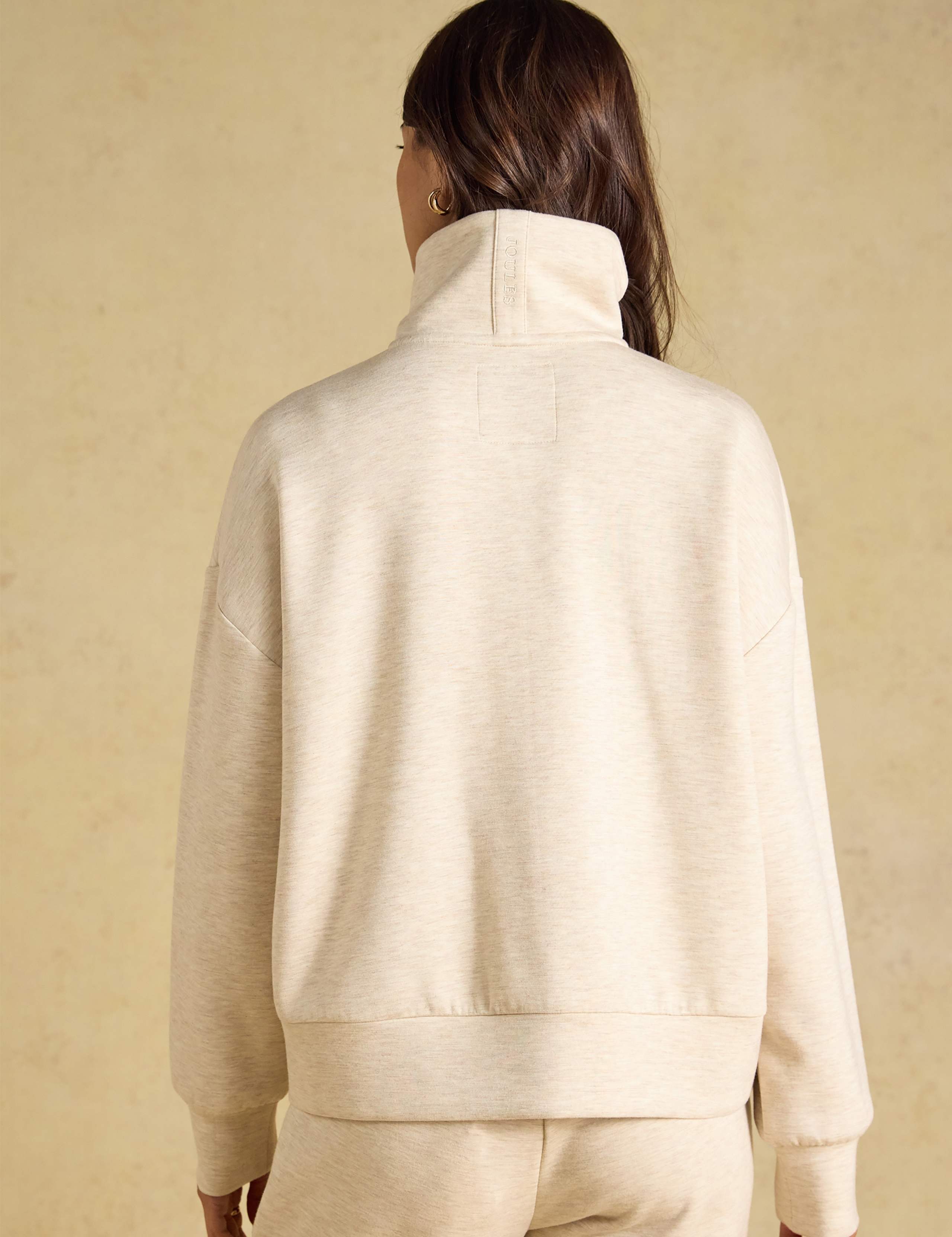 Funnel Neck Quarter Zip Sweatshirt 6 of 7