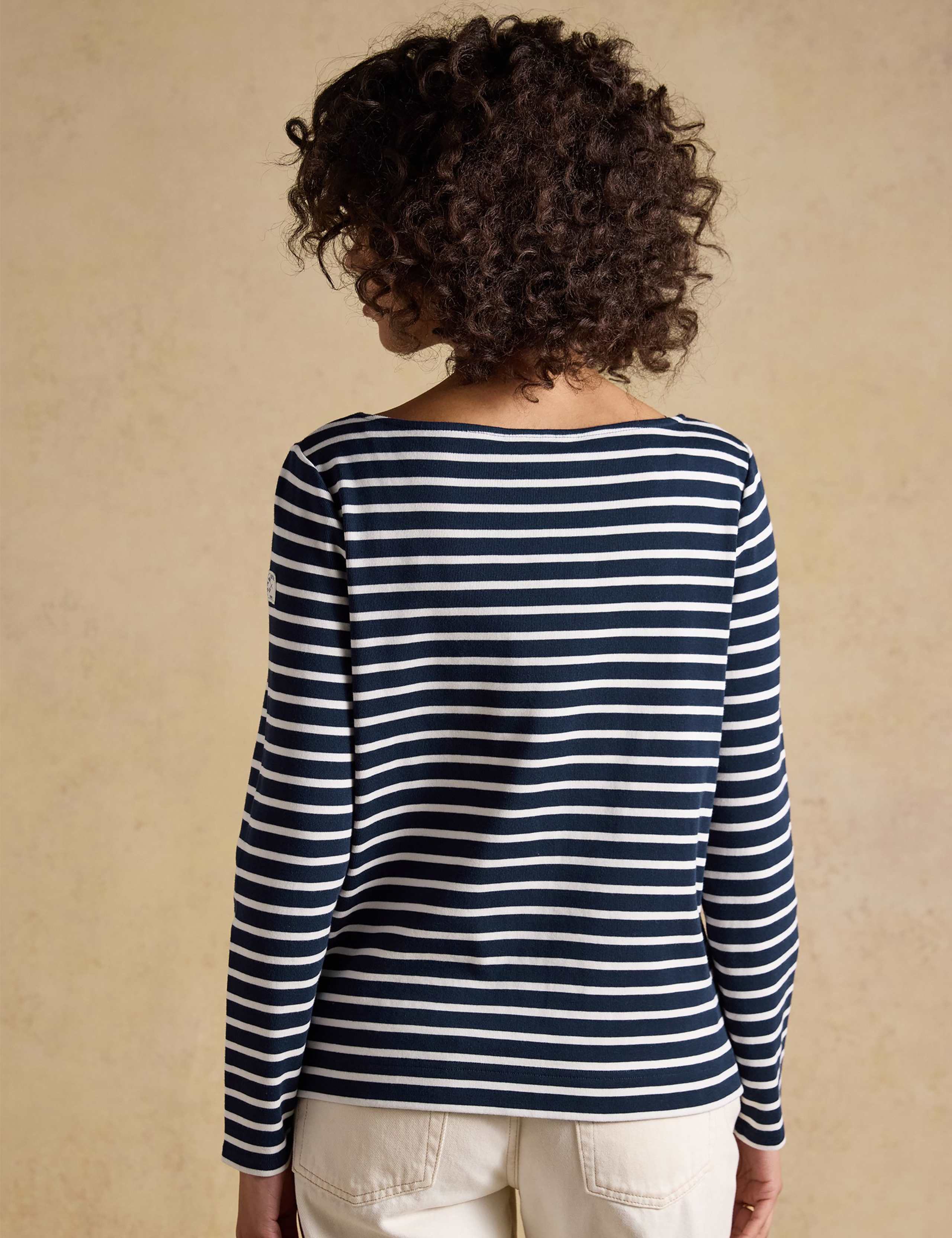 2 Pack Pure Cotton Striped Slash Neck Tops 4 of 7