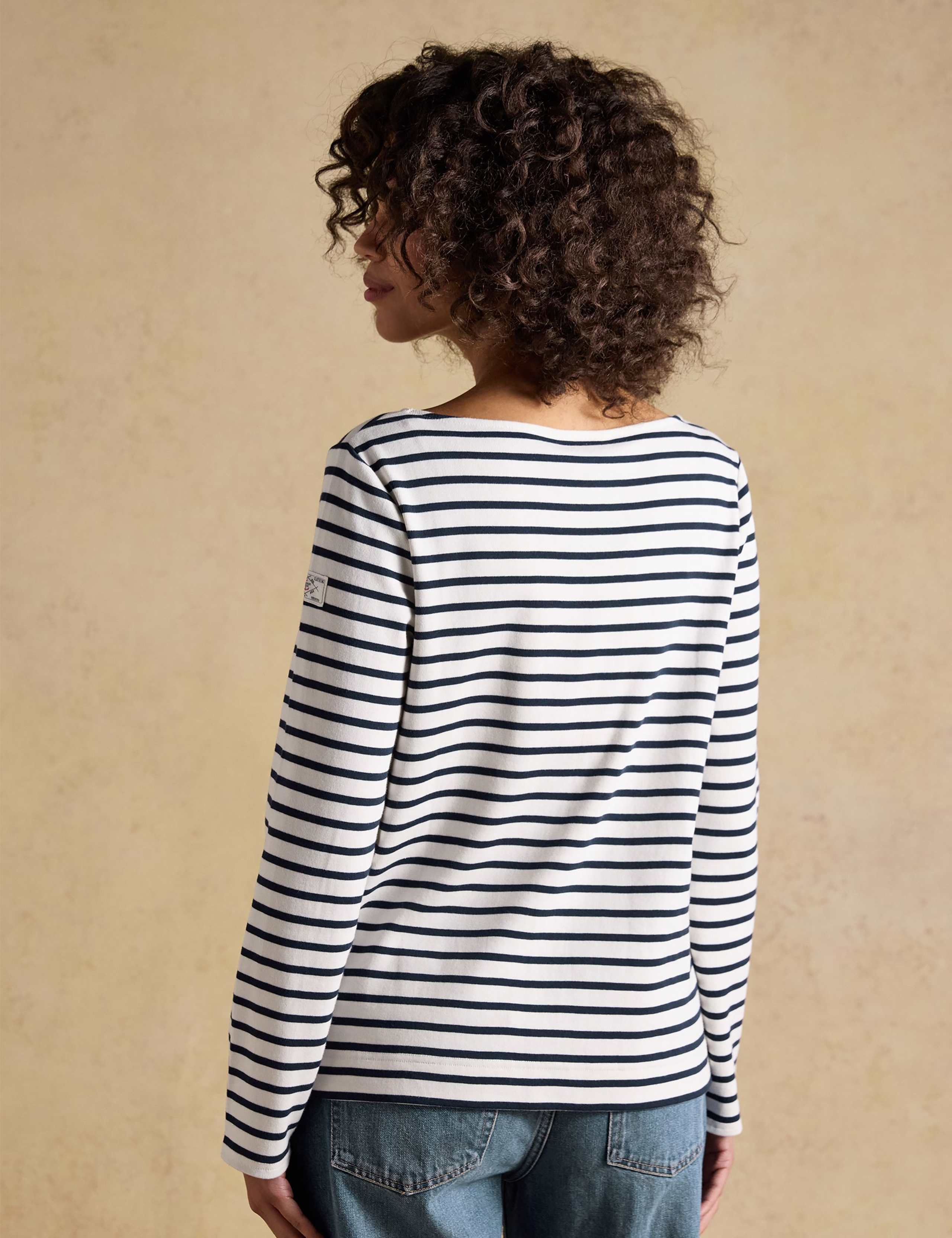 2 Pack Pure Cotton Striped Slash Neck Tops 5 of 7