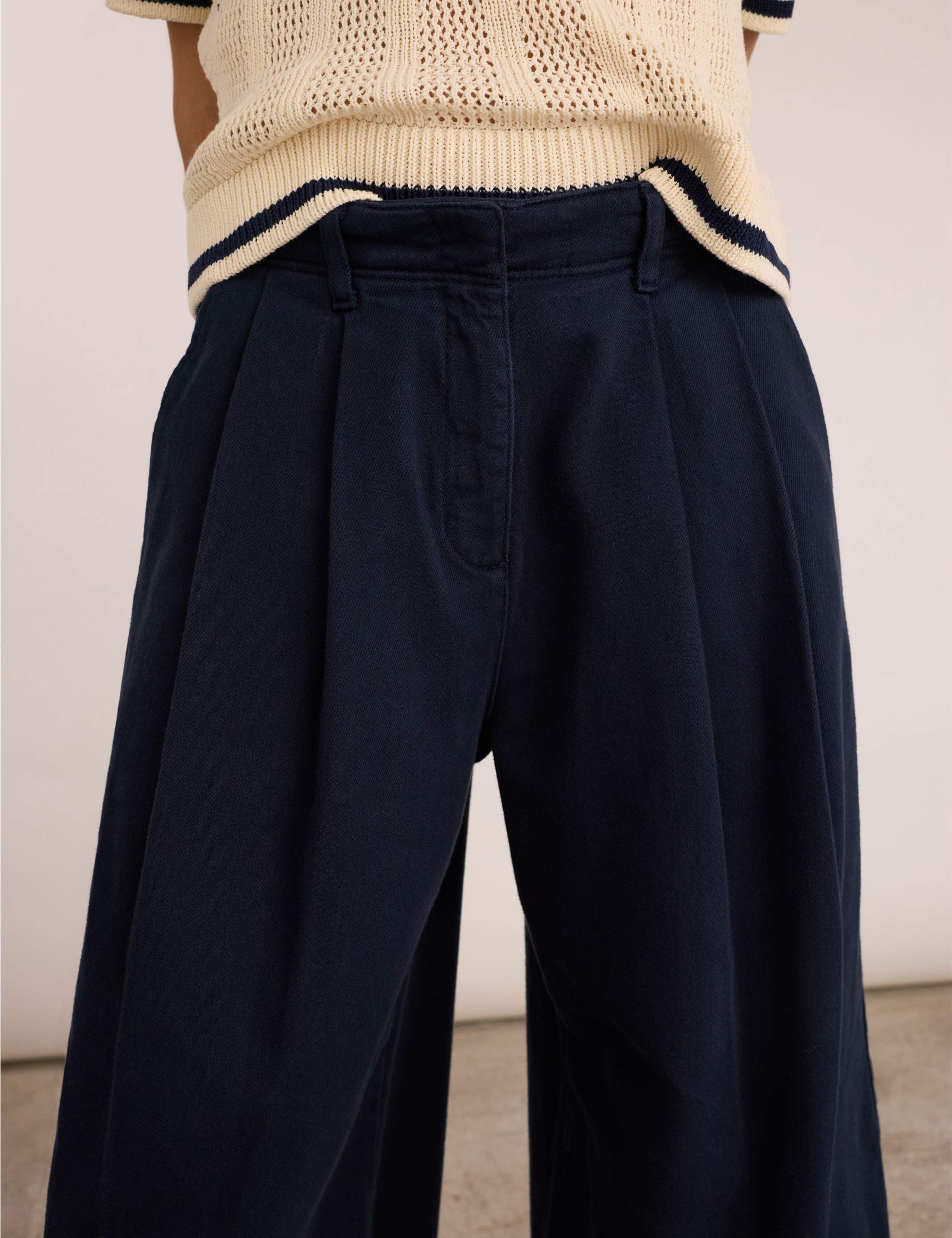 Pure Cotton Wide Leg Culottes 4 of 5