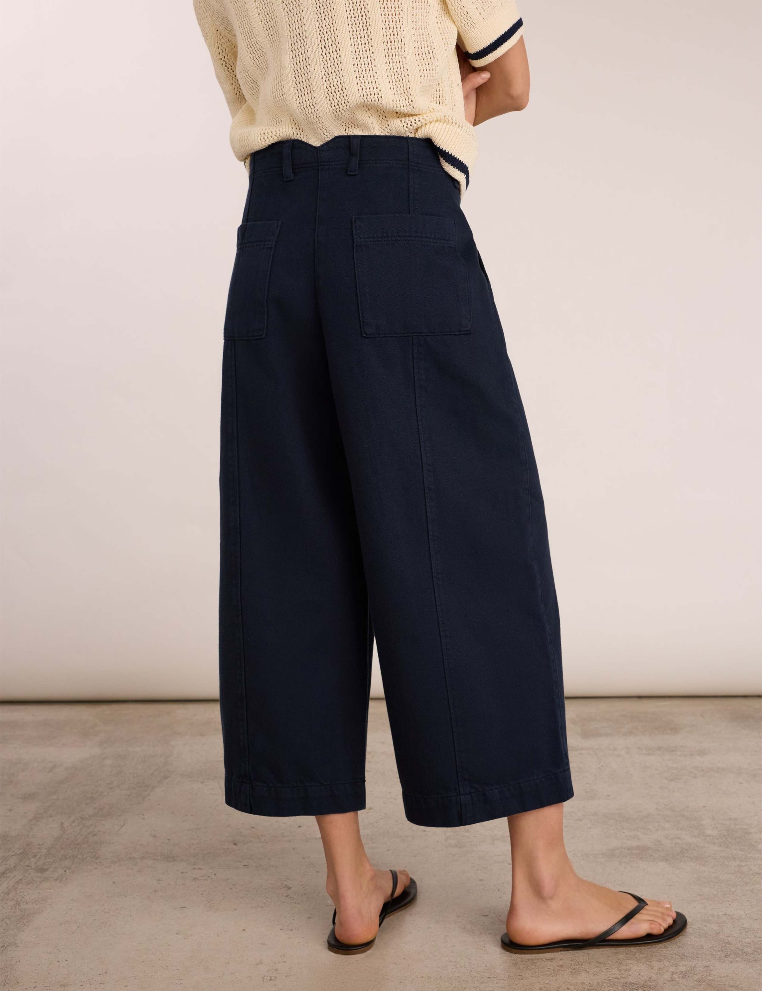 Pure Cotton Wide Leg Culottes 5 of 5