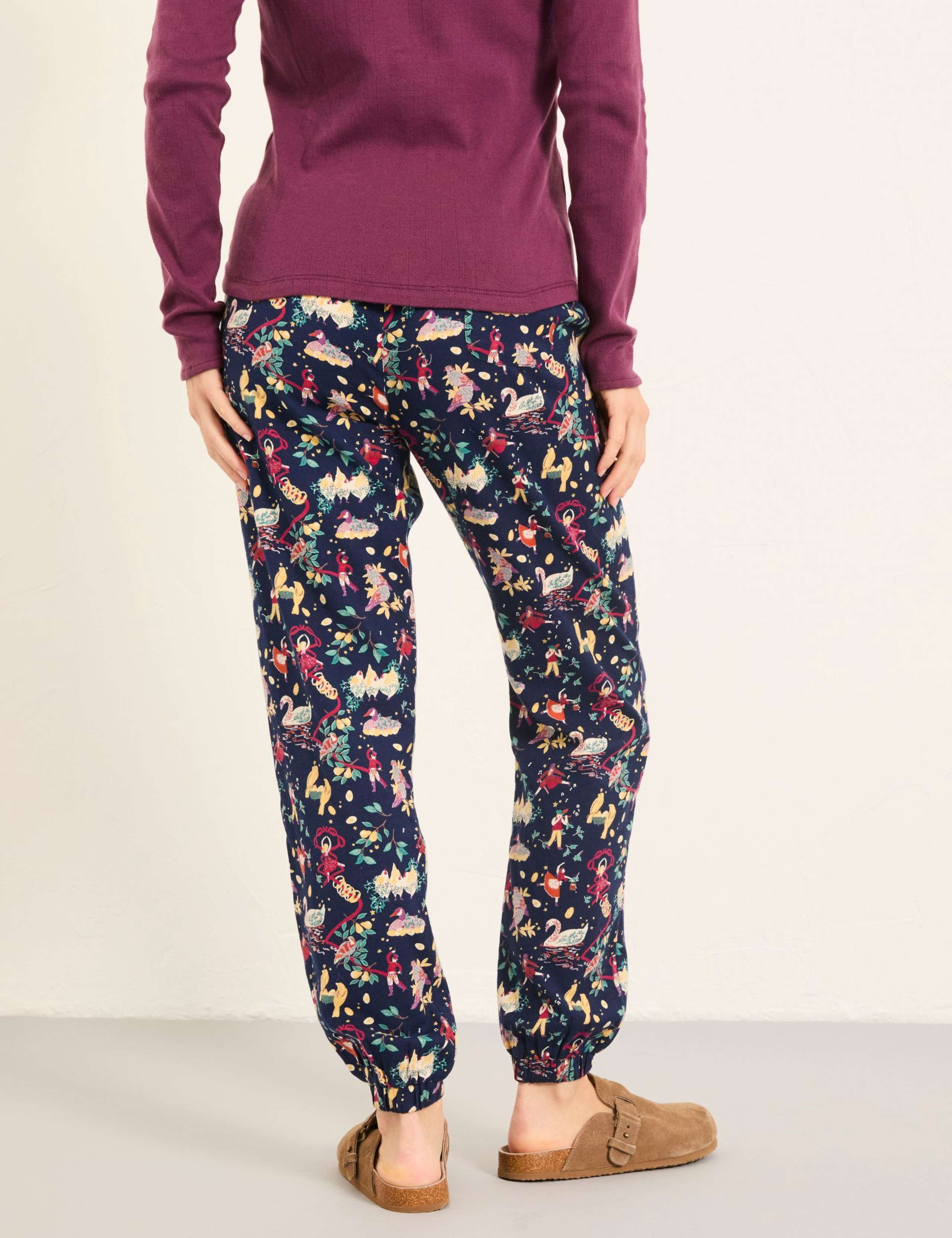 Pure Cotton Festive Pyjama Bottoms 1 of 5