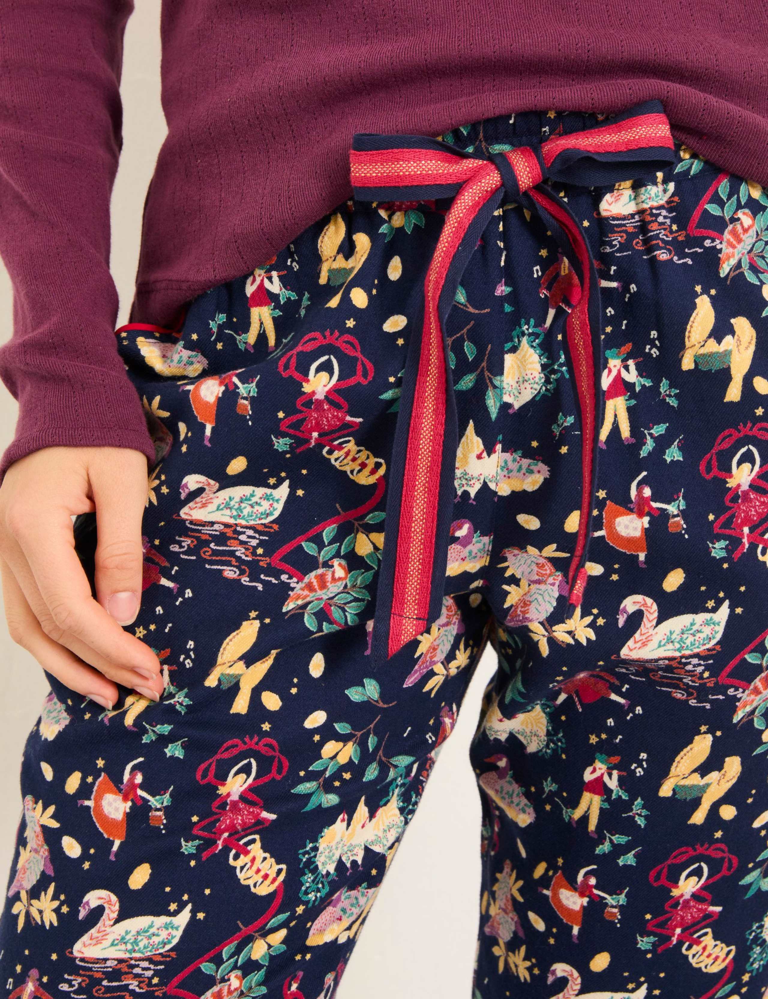 Pure Cotton Festive Pyjama Bottoms 3 of 5