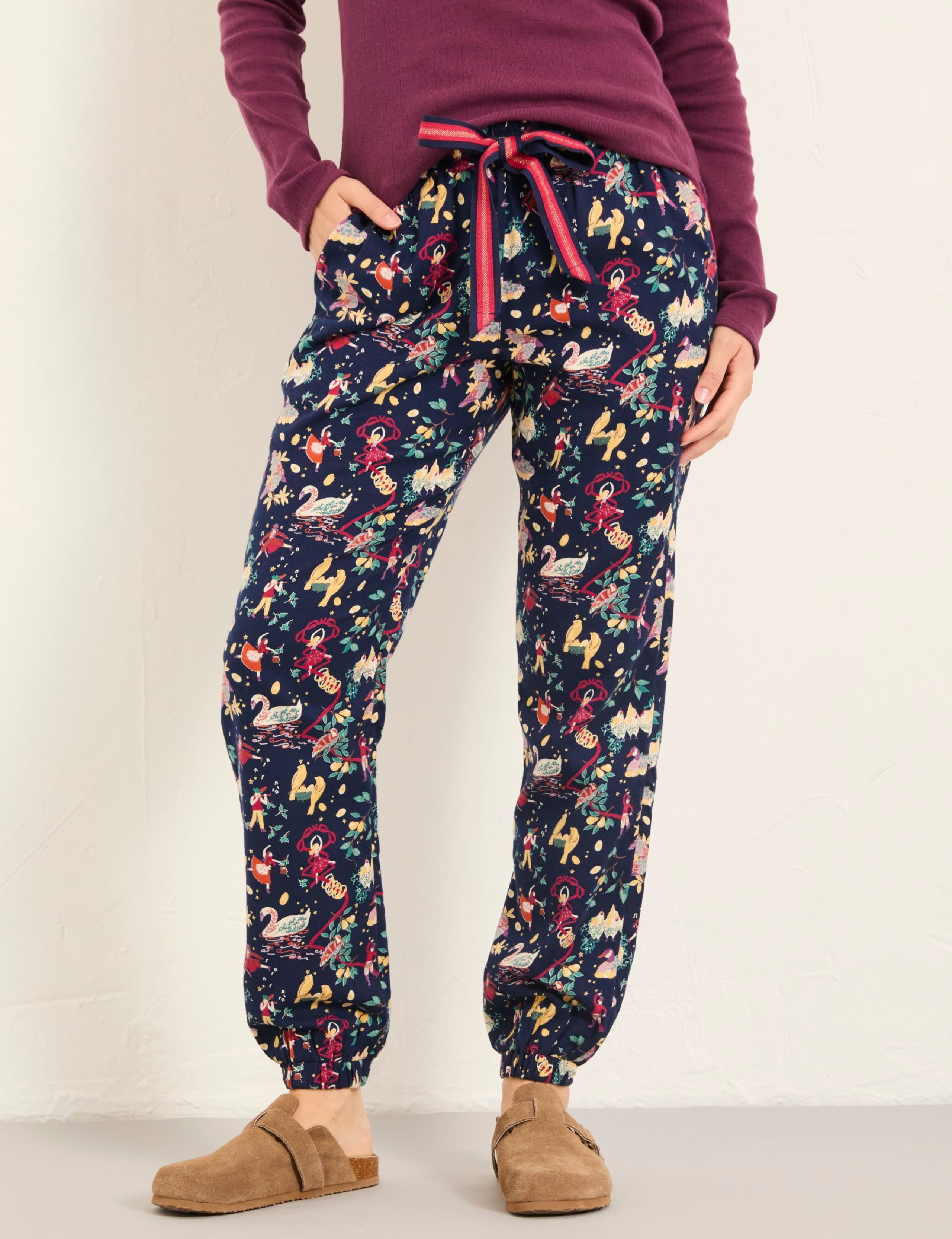 Pure Cotton Festive Pyjama Bottoms 4 of 5