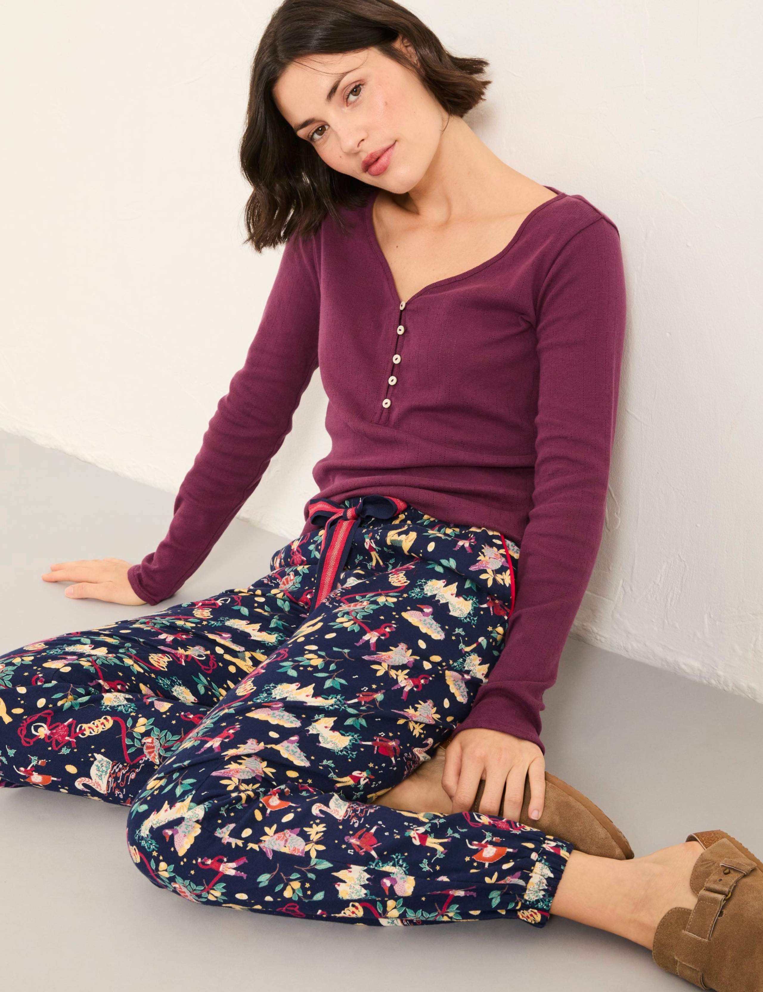 Pure Cotton Festive Pyjama Bottoms 5 of 5