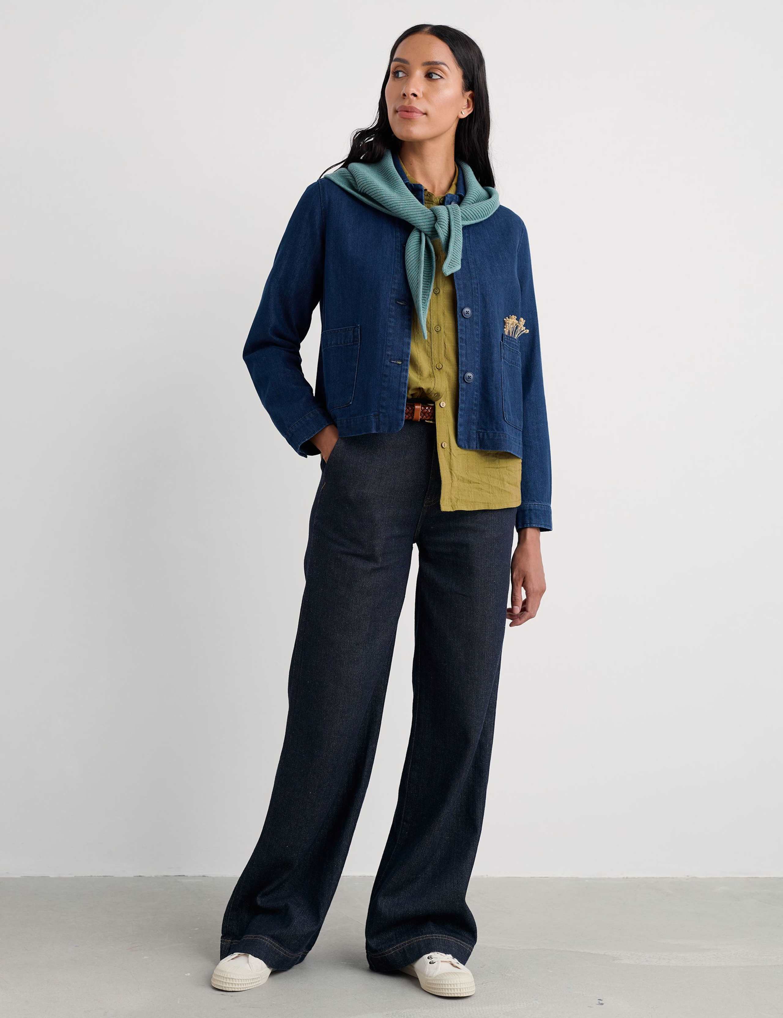 High Waisted Wide Leg Jeans 1 of 5