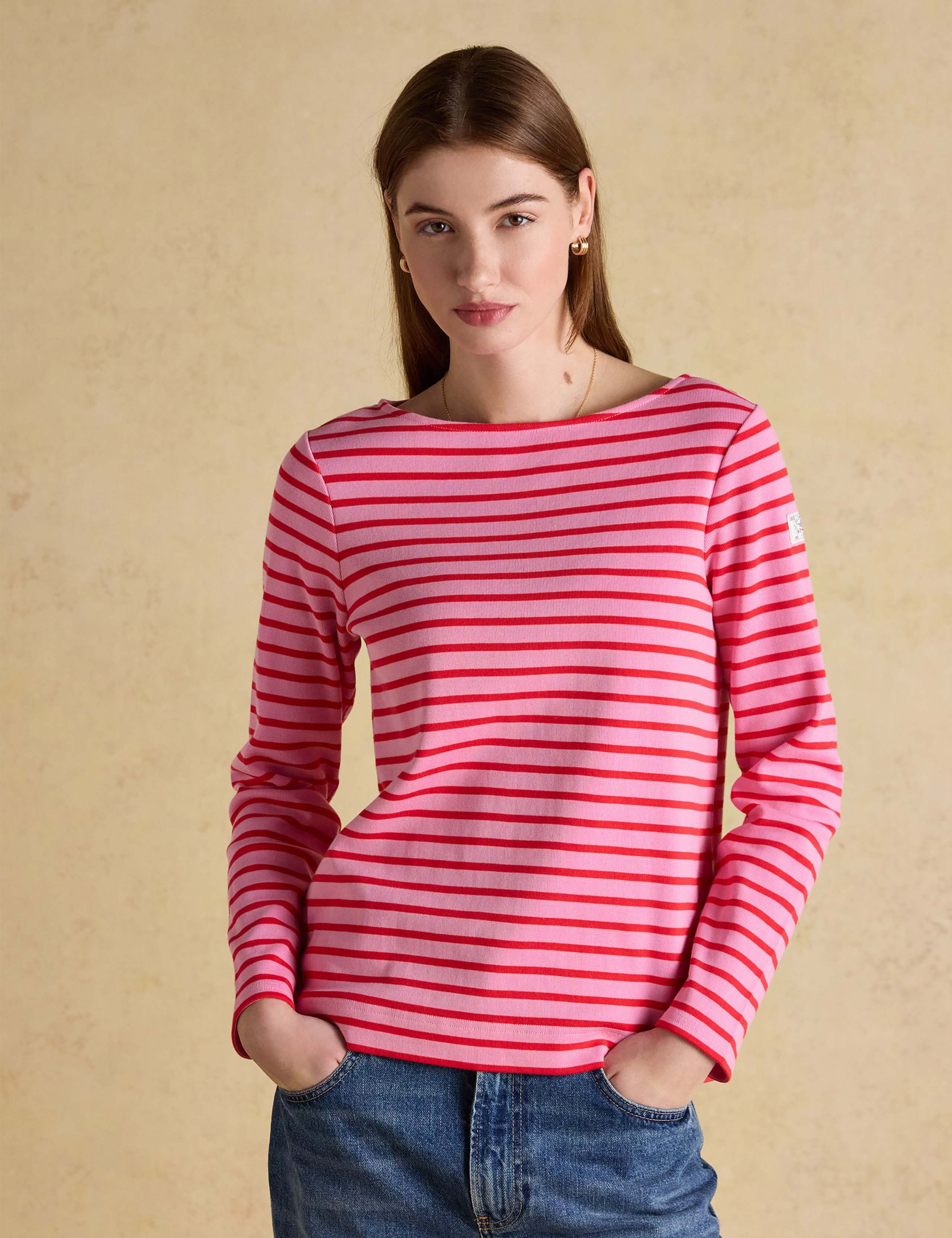 Pure Cotton Striped Top 1 of 7