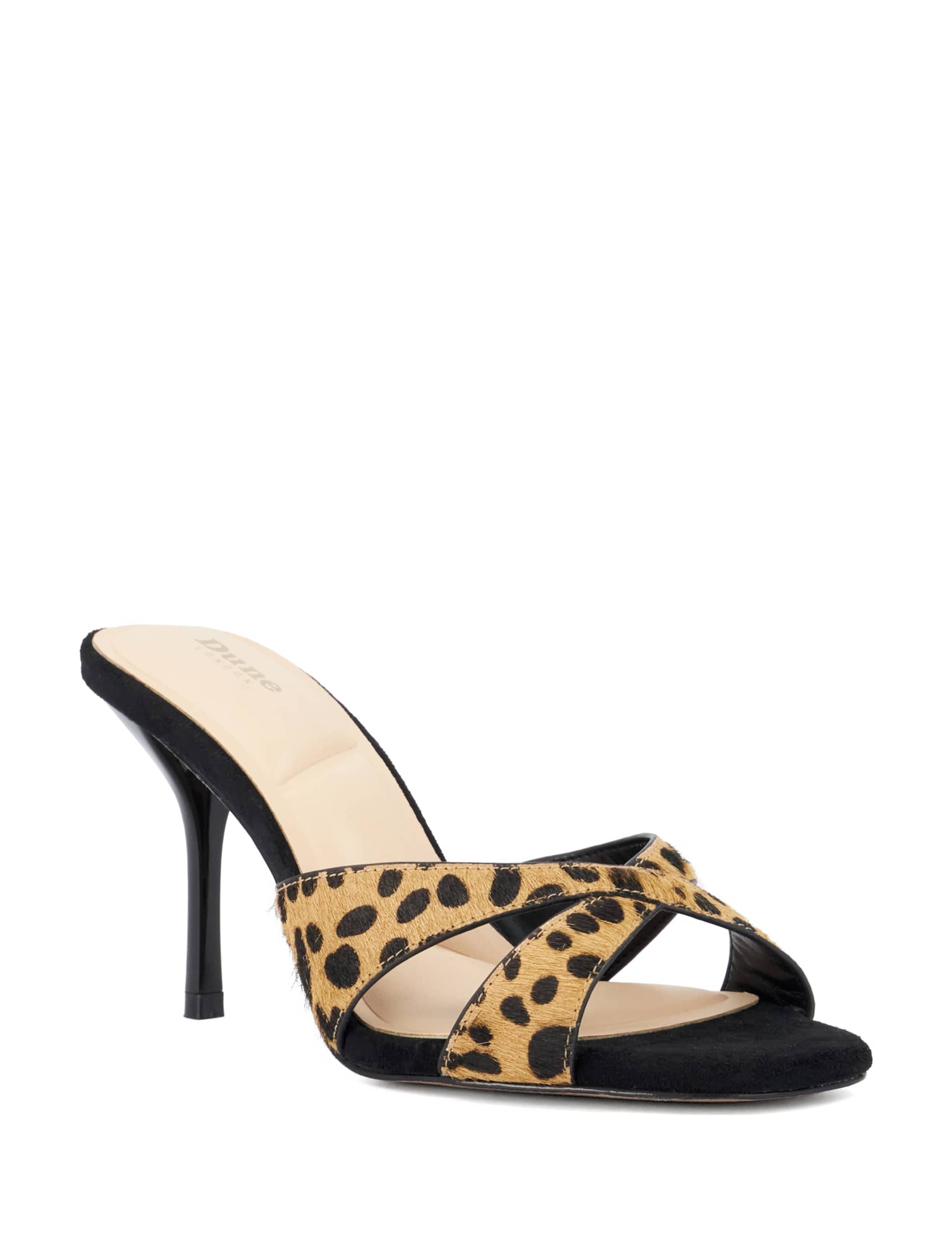 Animal Print Stiletto Mule Shoes 3 of 5