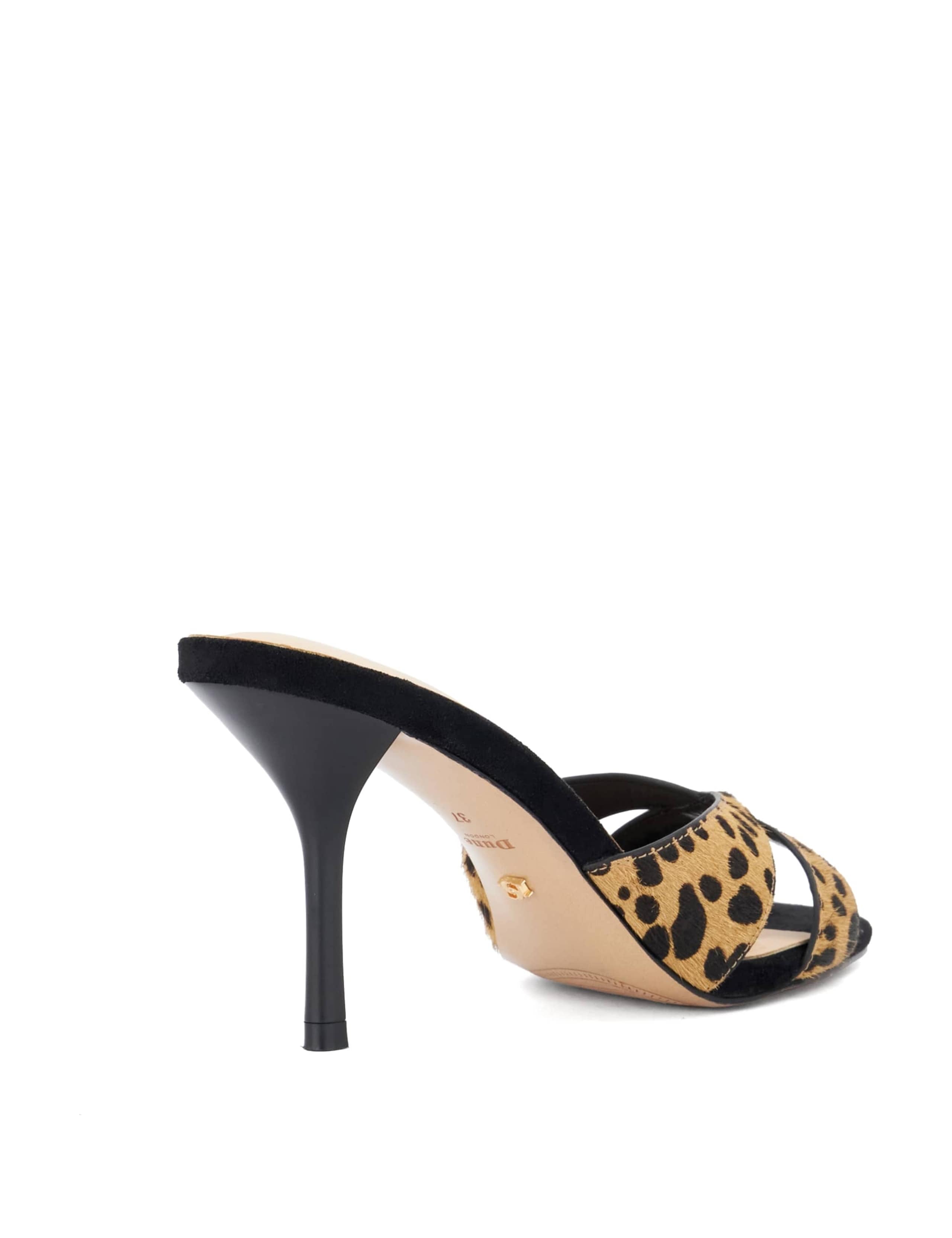 Animal Print Stiletto Mule Shoes 4 of 5