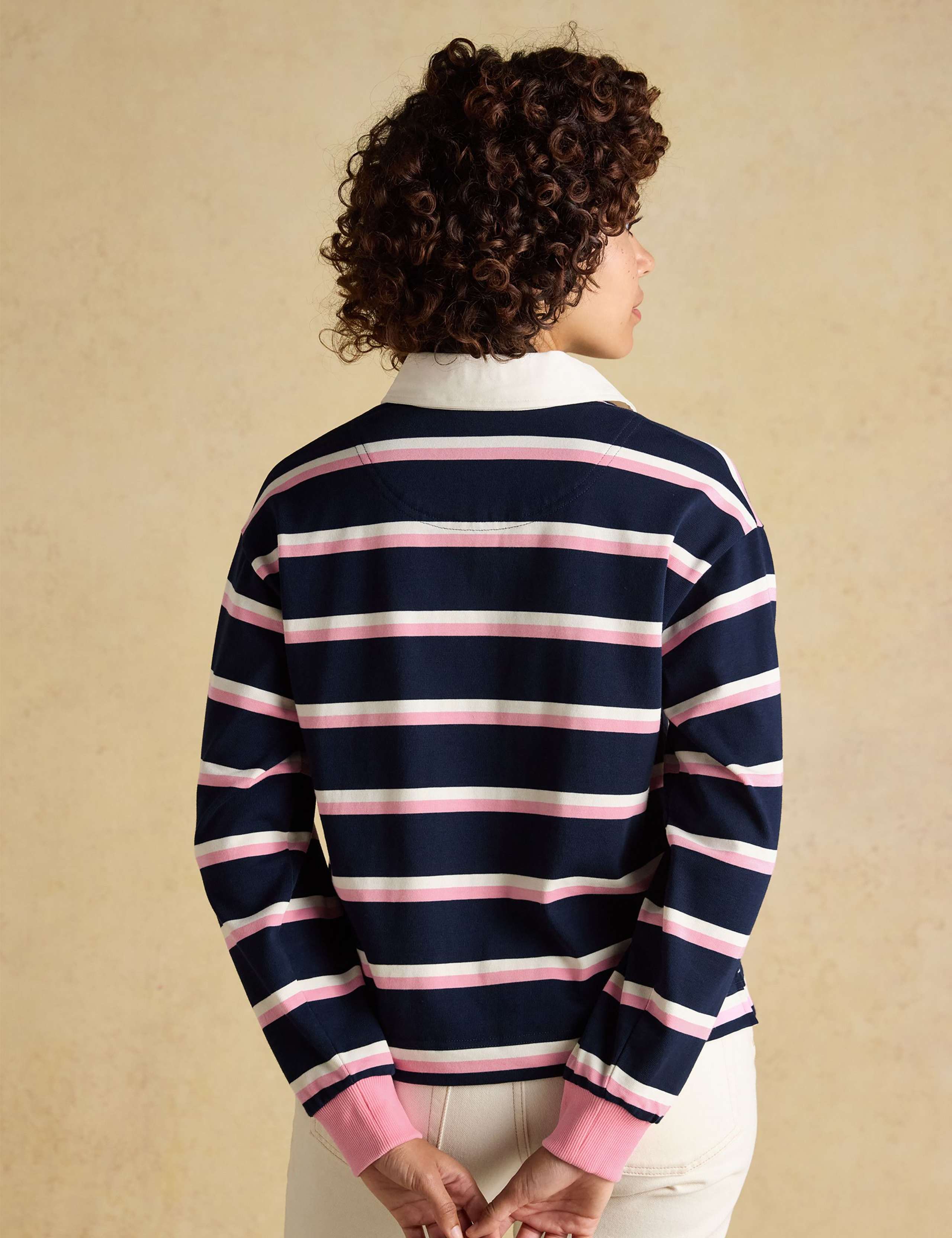 Pure Cotton Striped Rugby Relaxed Shirt 5 of 11