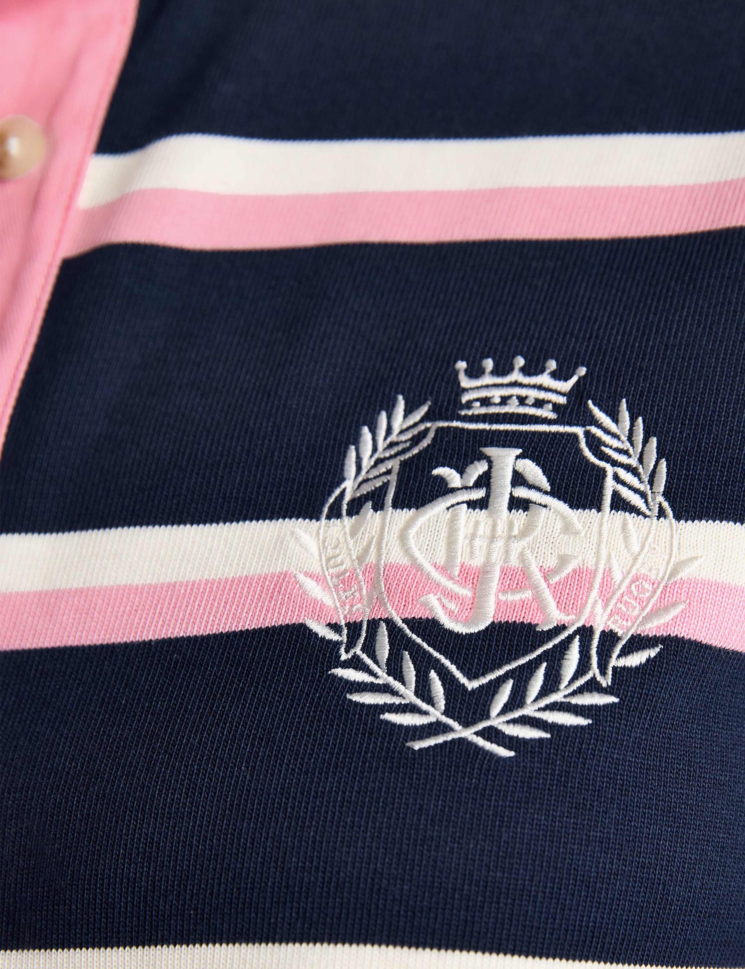 Pure Cotton Striped Rugby Relaxed Shirt 9 of 11