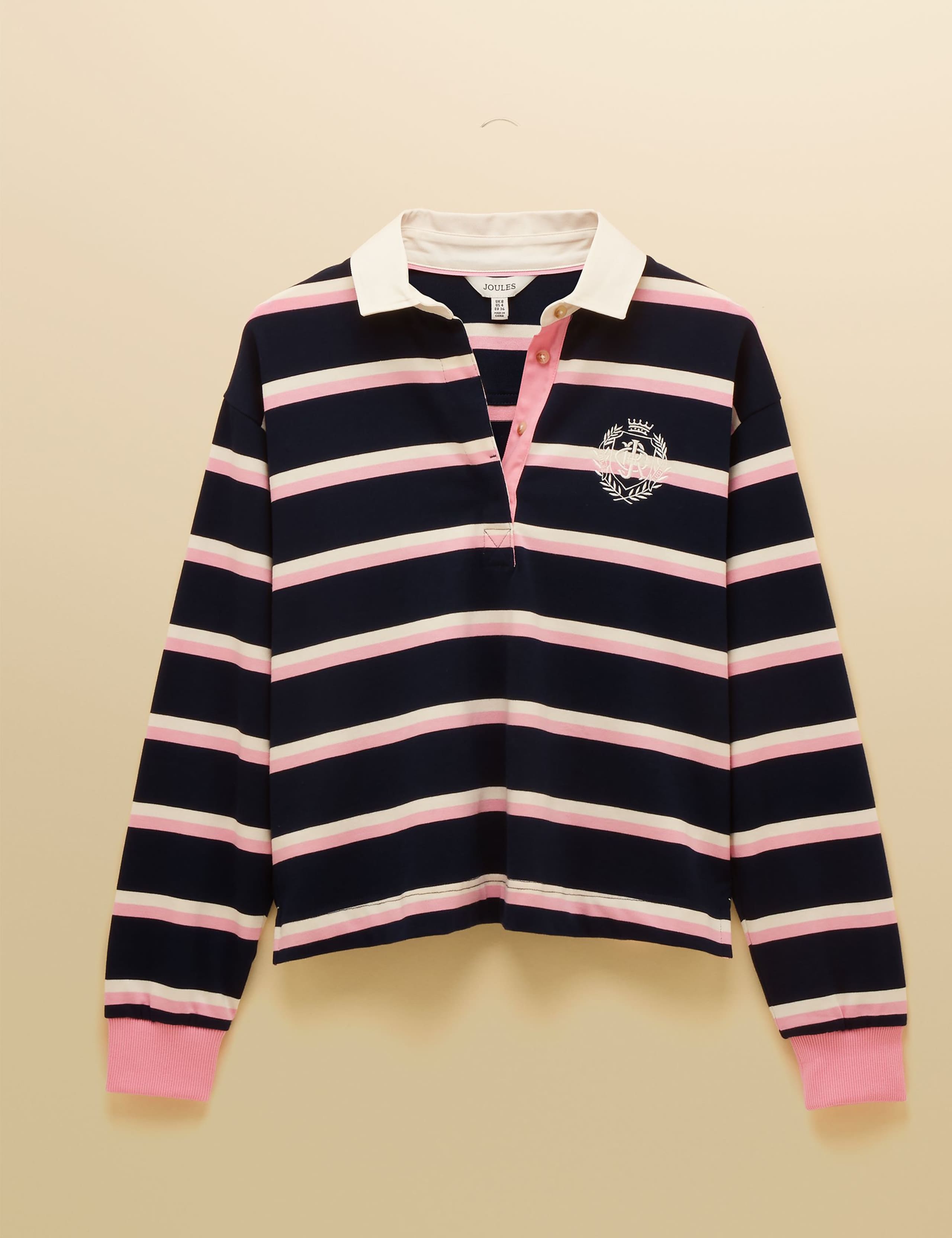Pure Cotton Striped Rugby Relaxed Shirt 2 of 11