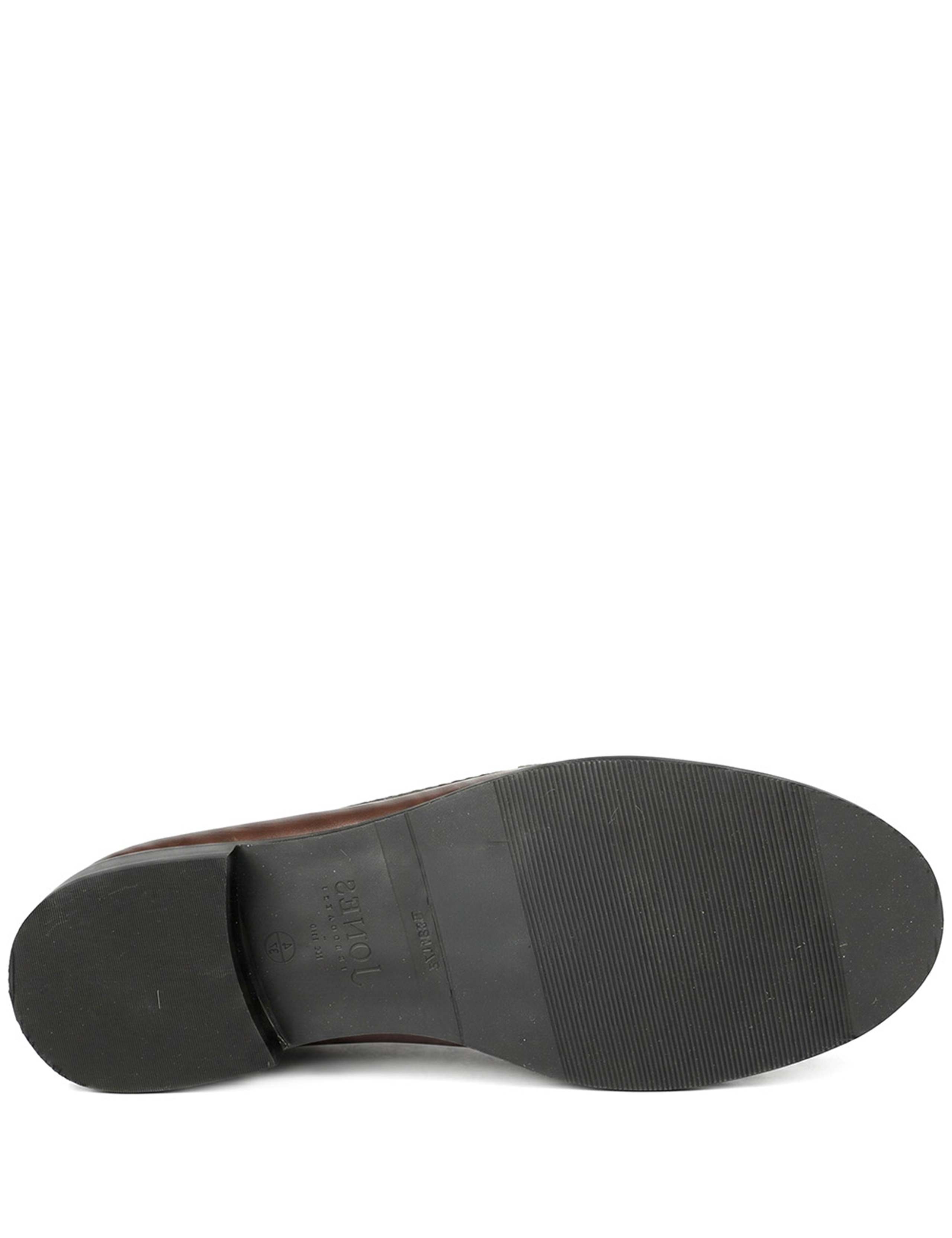 Leather Hardware Slip On Heeled Loafers 6 of 6