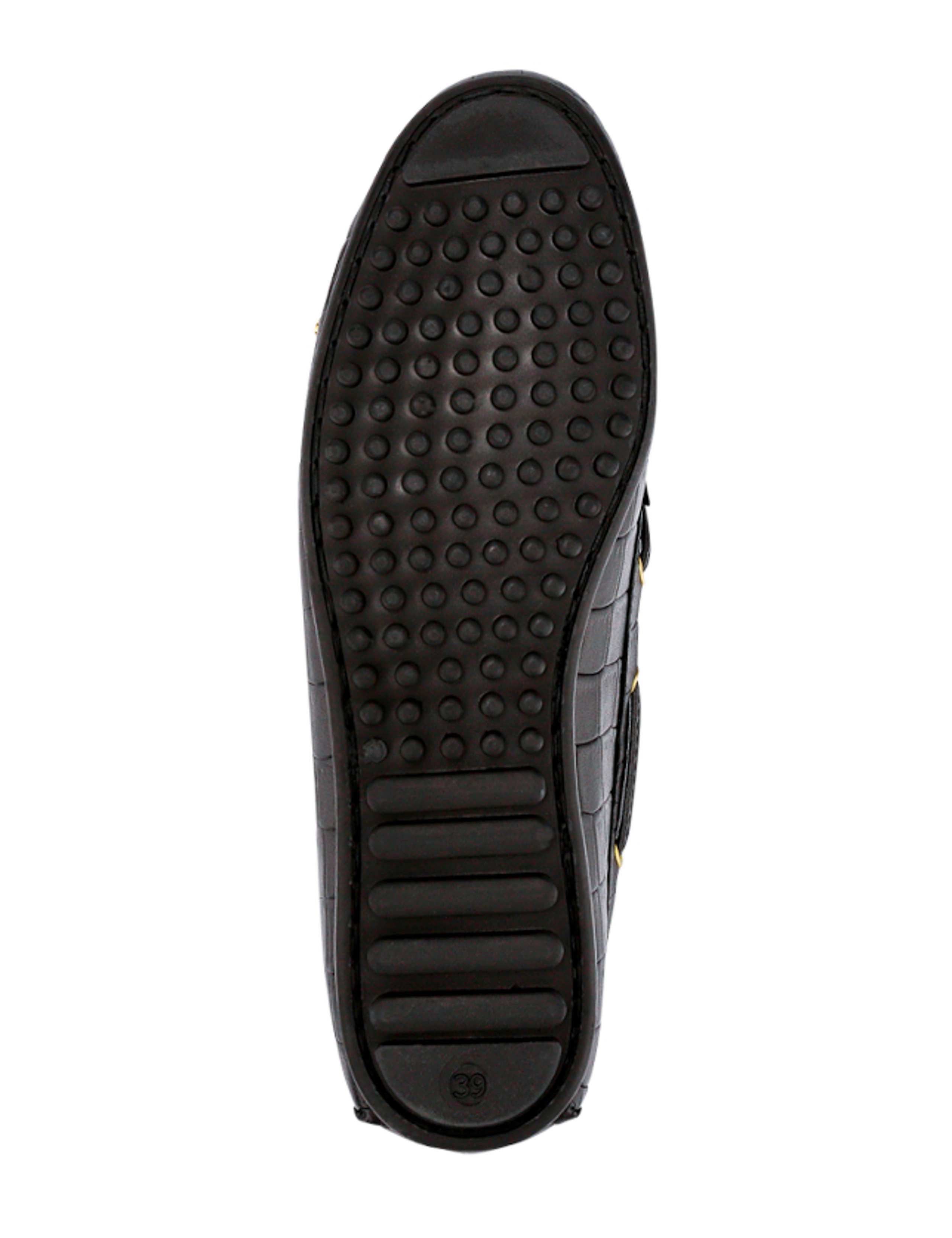 Leather Croc Effect Boat Shoes 7 of 7