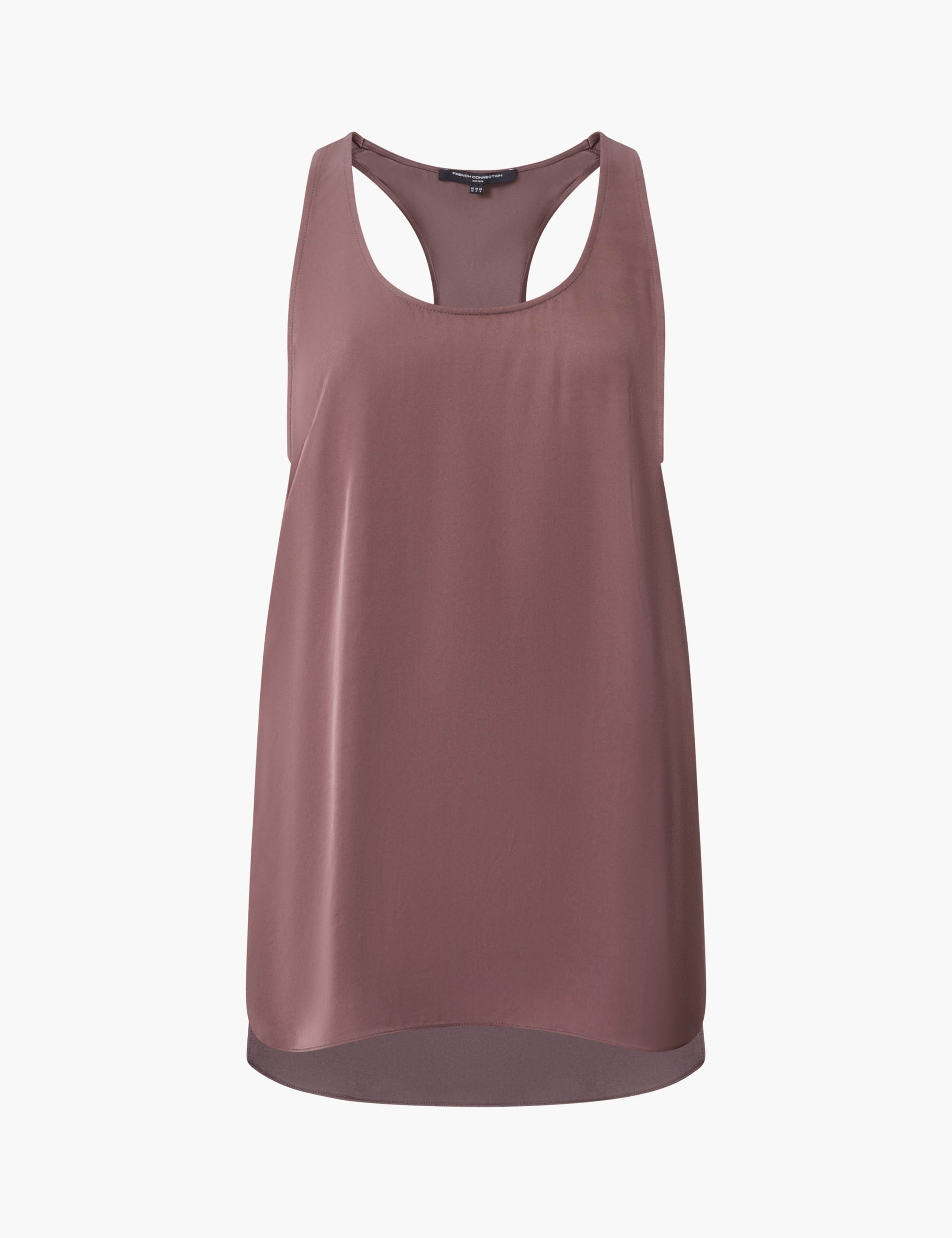 Satin Scoop Neck Longline Vest Top 2 of 3