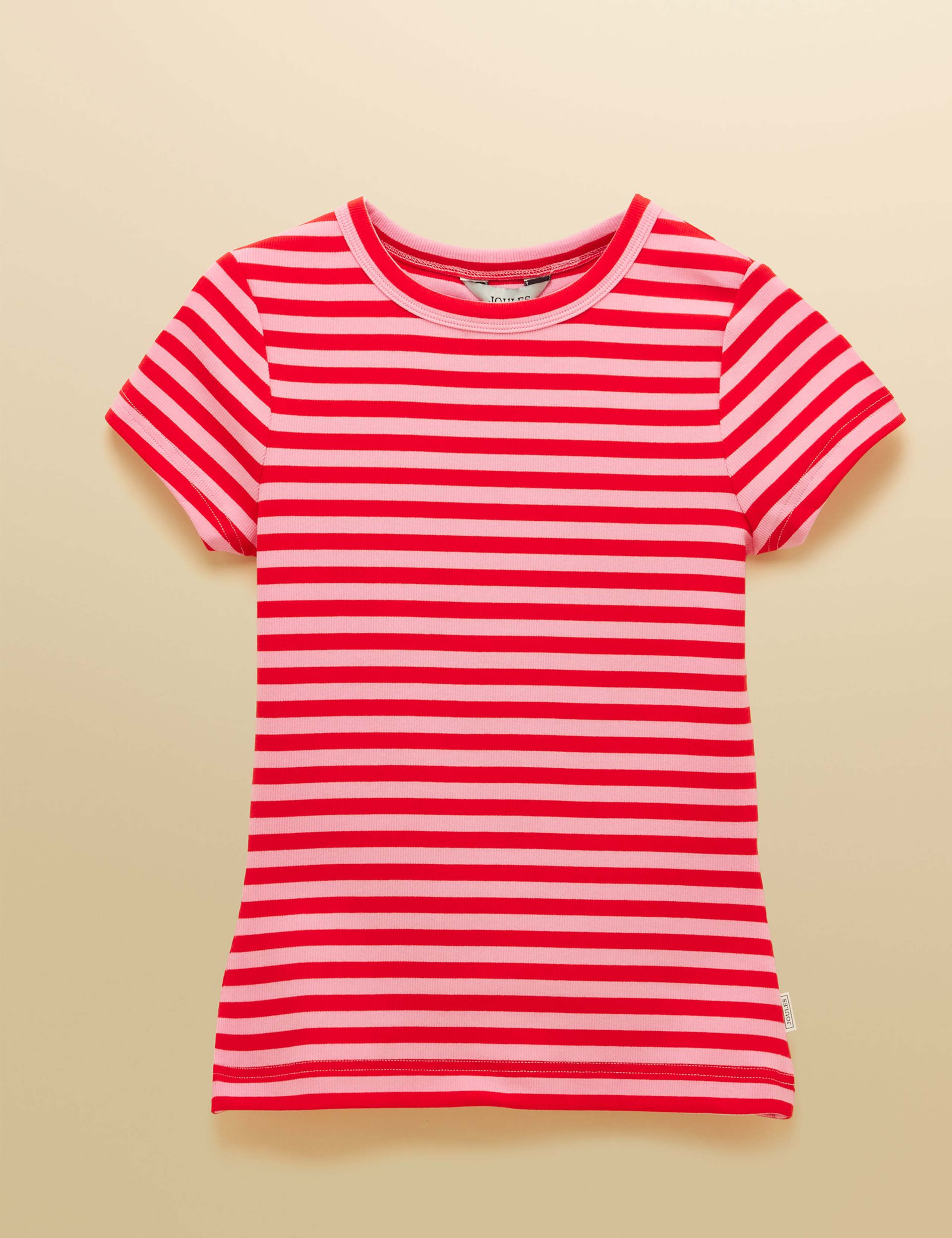Cotton Rich Ribbed Striped T-Shirt 2 of 8
