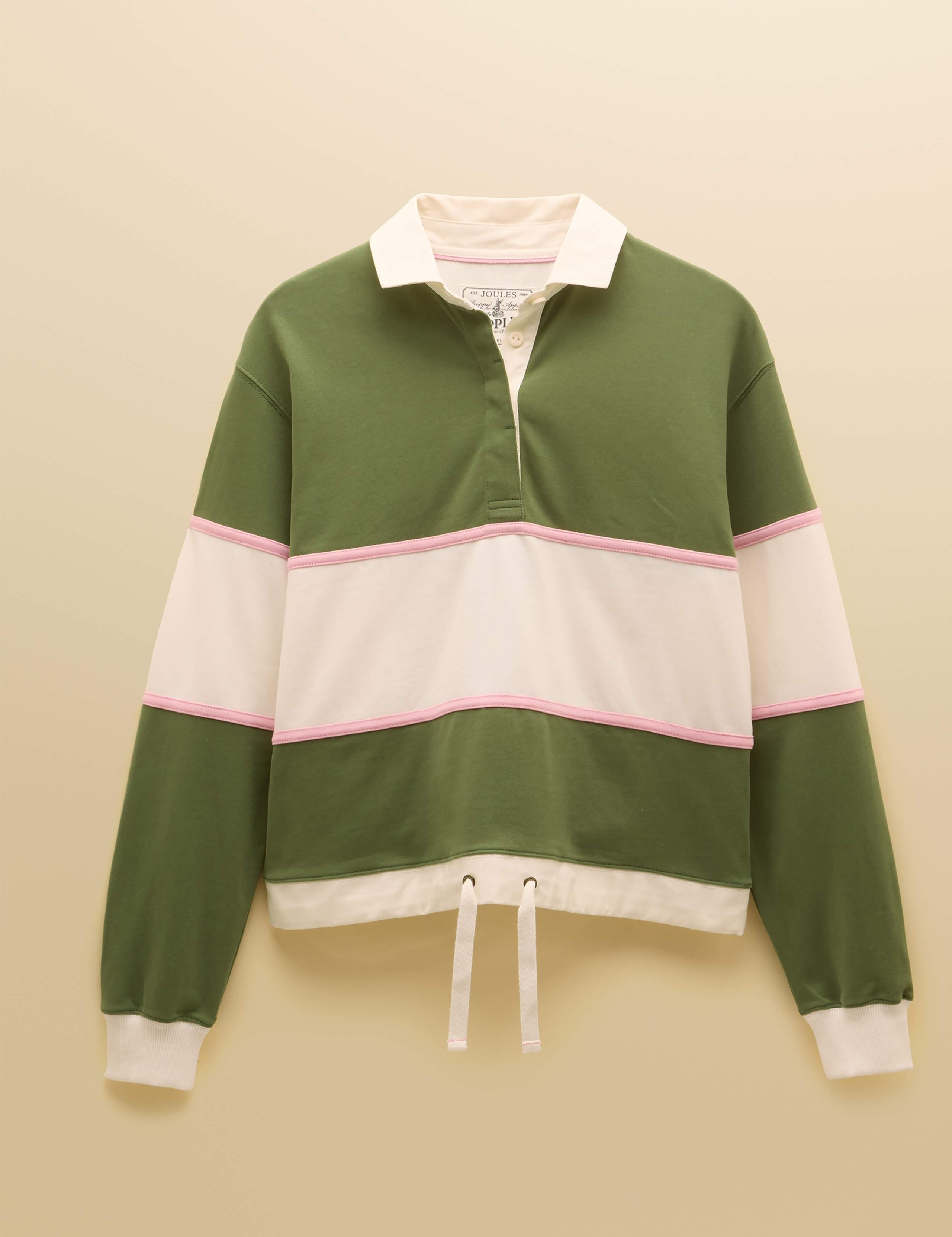 Pure Cotton Striped Rugby Top 6 of 10
