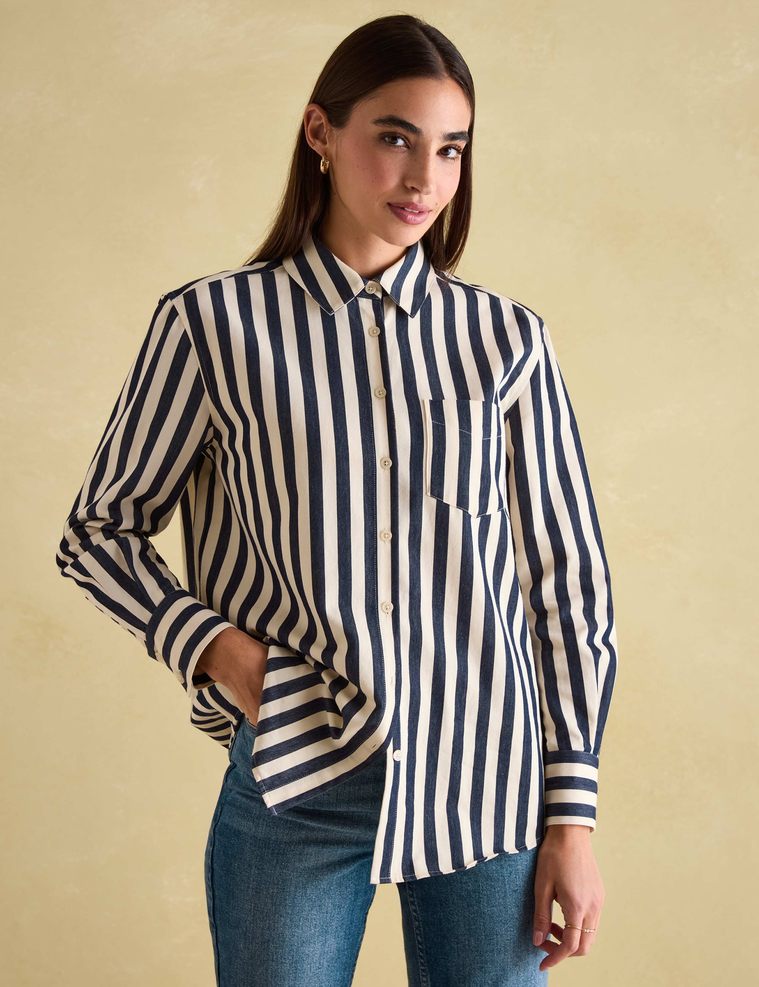 Pure Cotton Striped Shirt 1 of 5