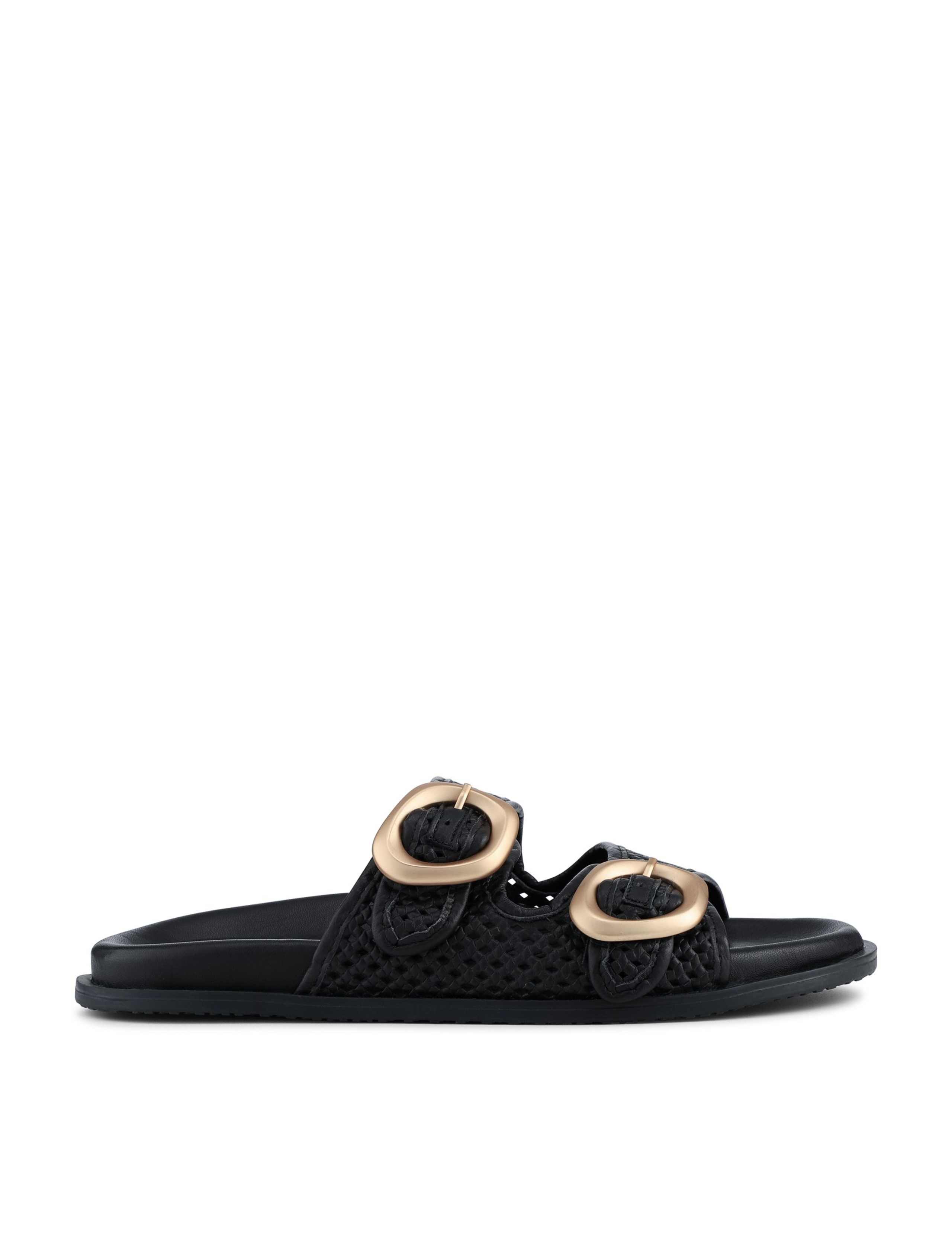 Leather Buckle Flat Sliders 1 of 6