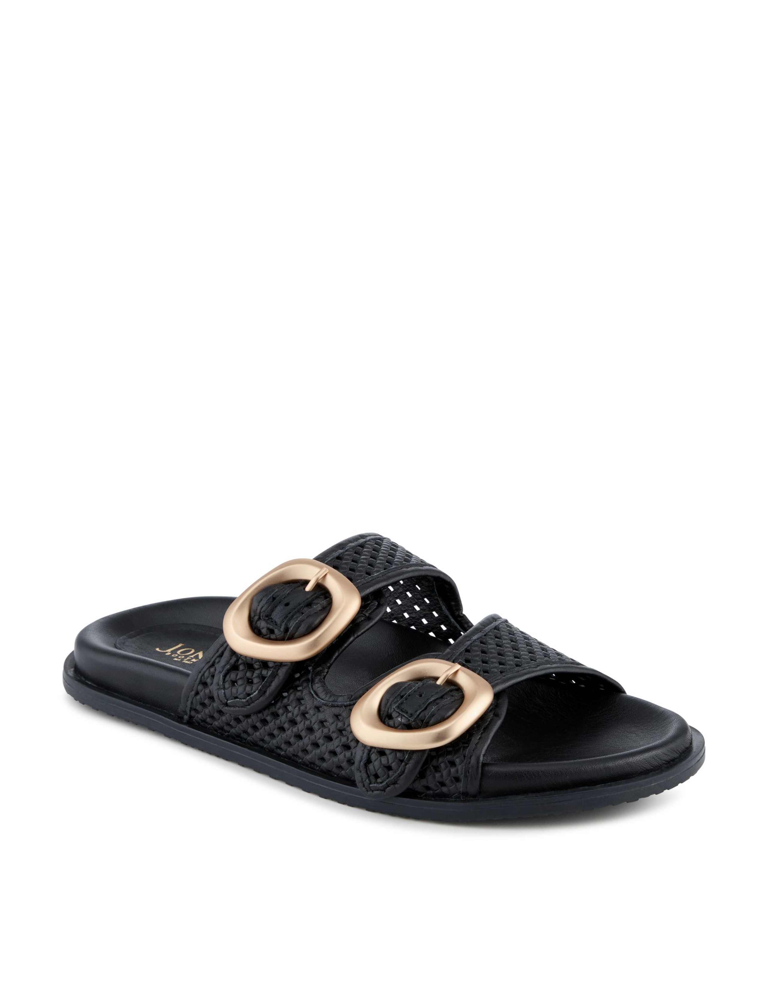 Leather Buckle Flat Sliders 2 of 6