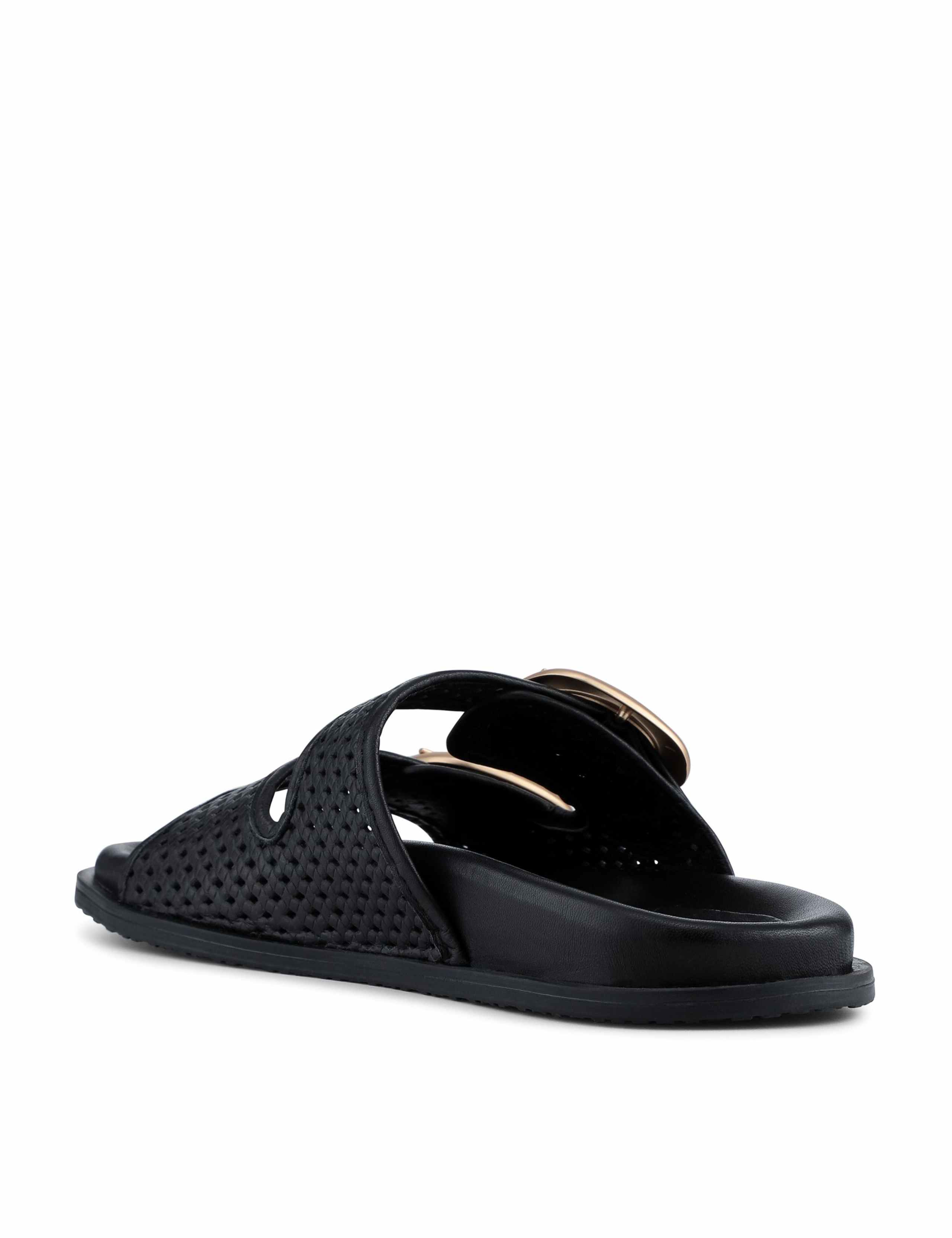 Leather Buckle Flat Sliders 6 of 6