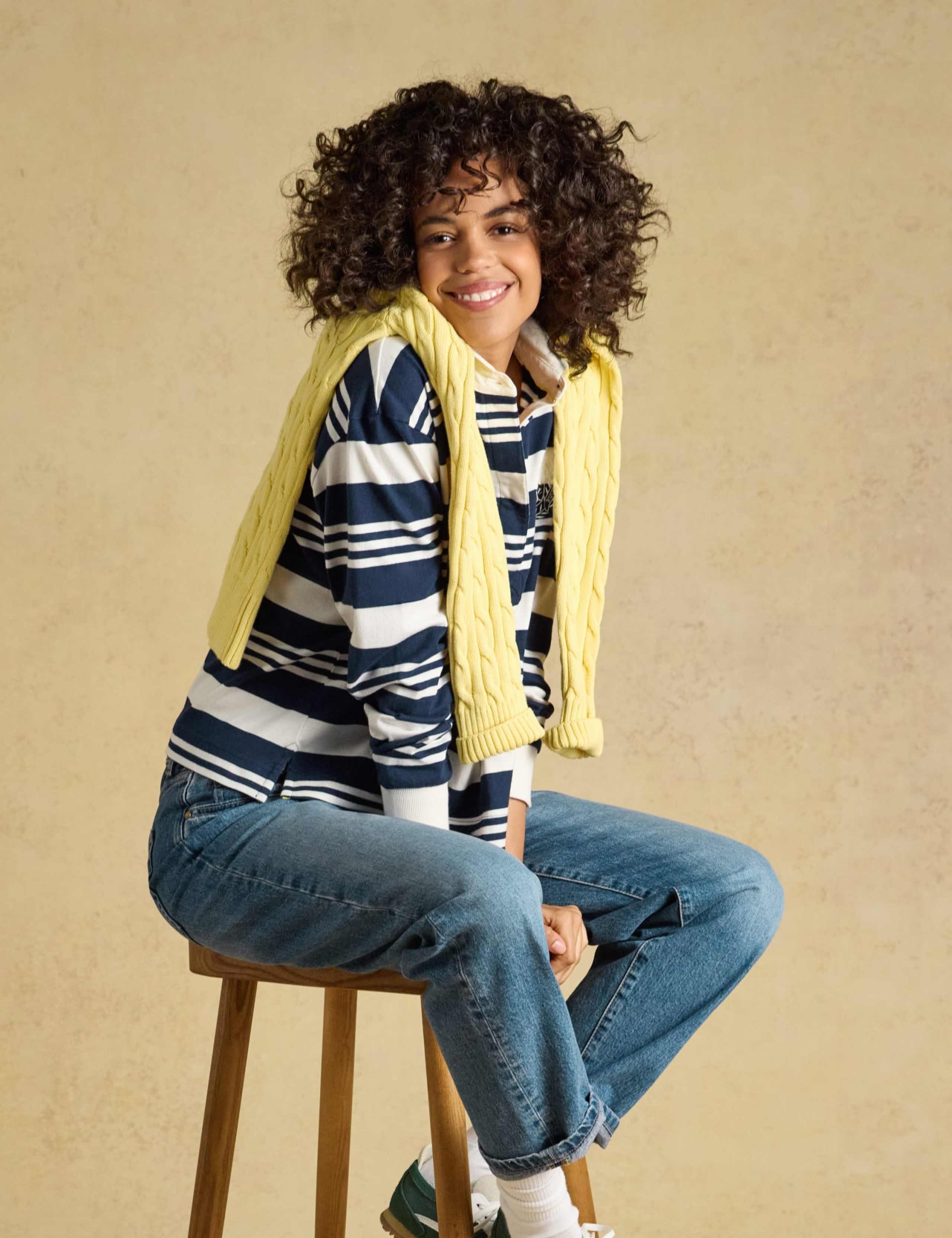 Striped Long Sleeve Rugby Shirt 2 of 7