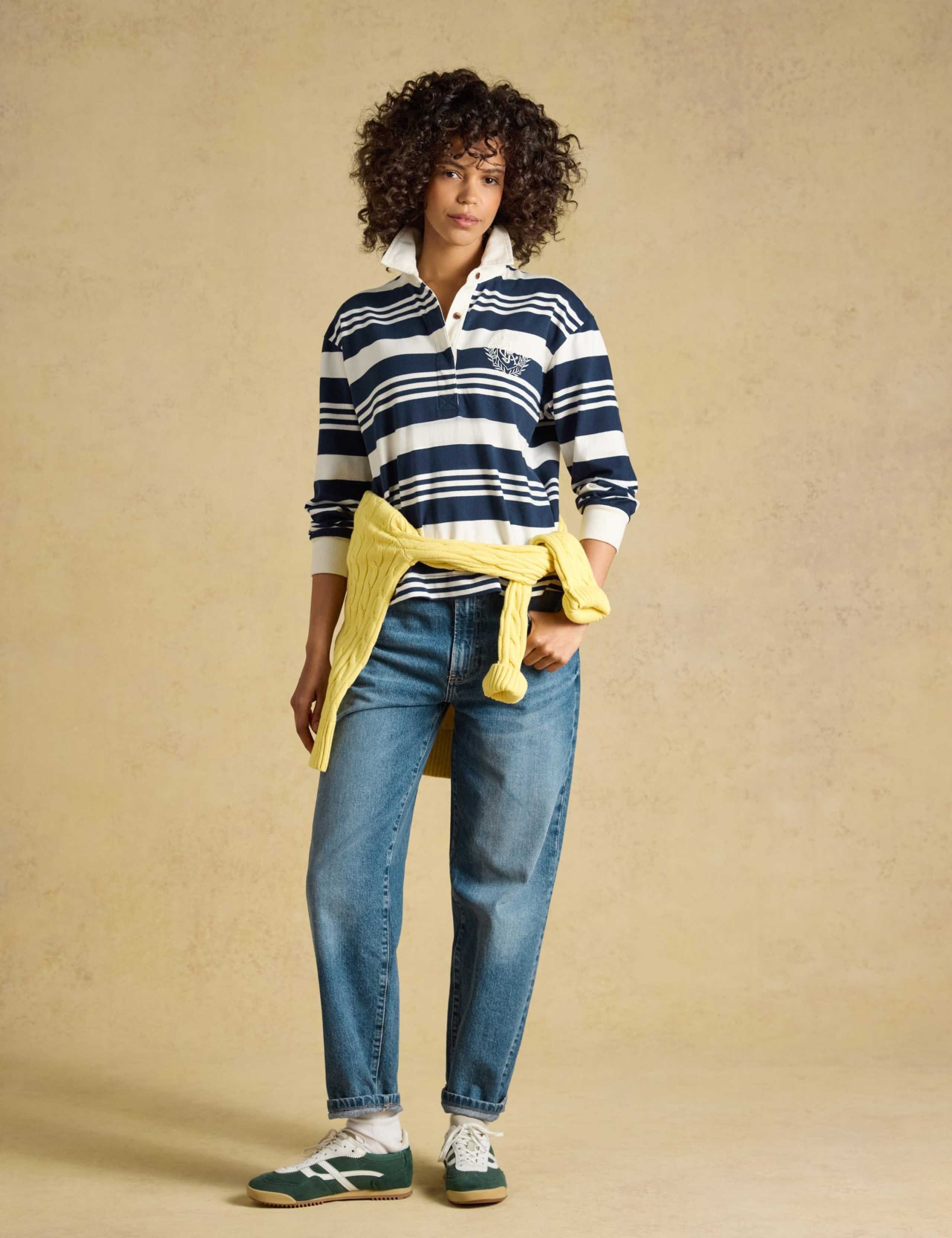 Striped Long Sleeve Rugby Shirt 7 of 7