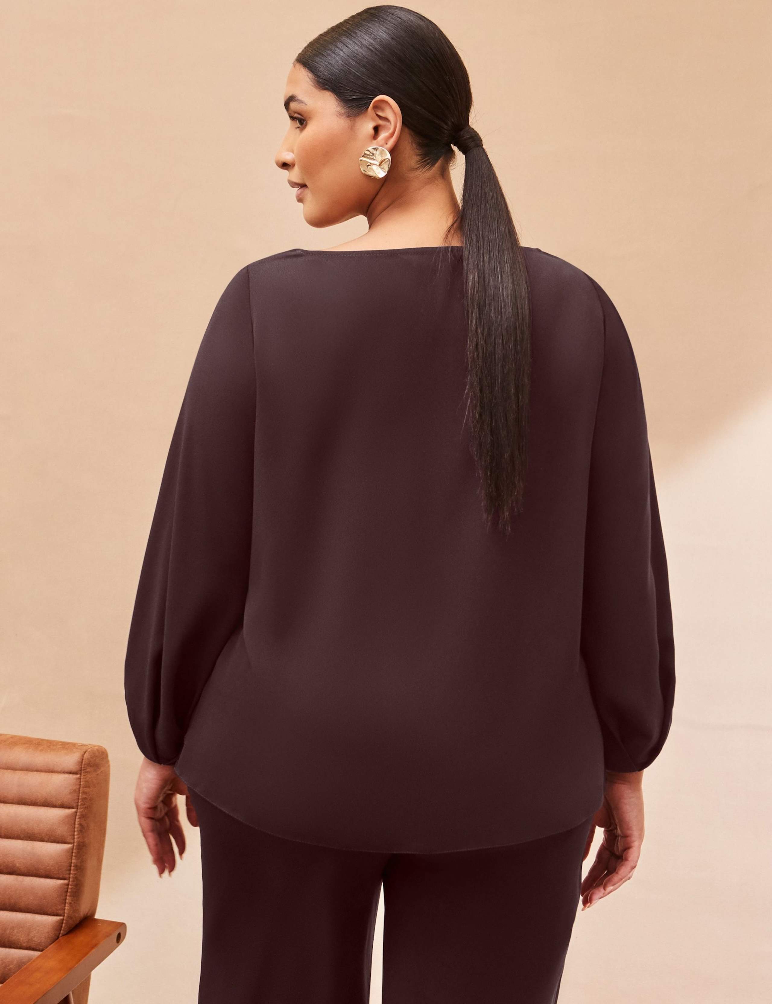 Cowl Neck Blouse 2 of 5