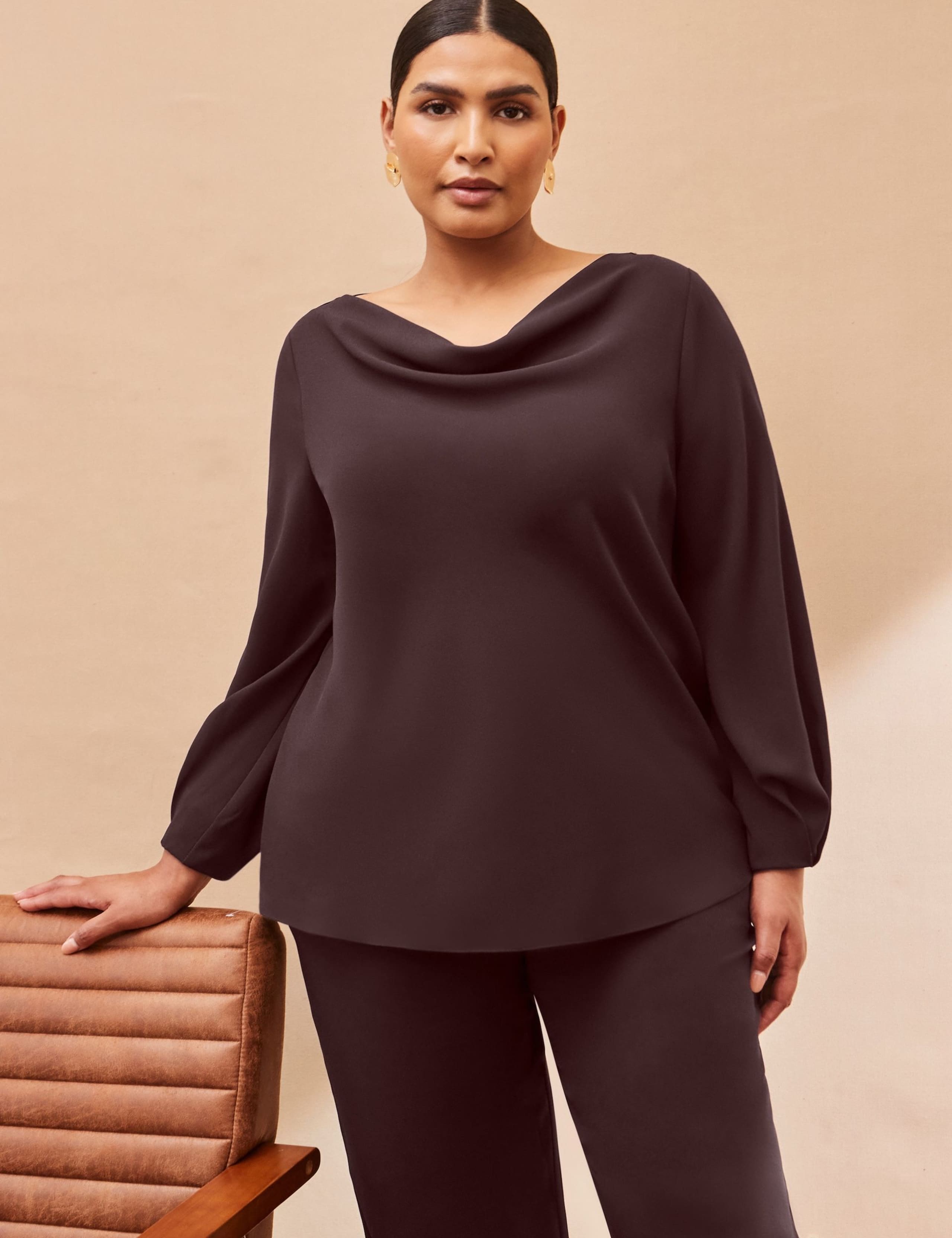 Cowl Neck Blouse 3 of 5