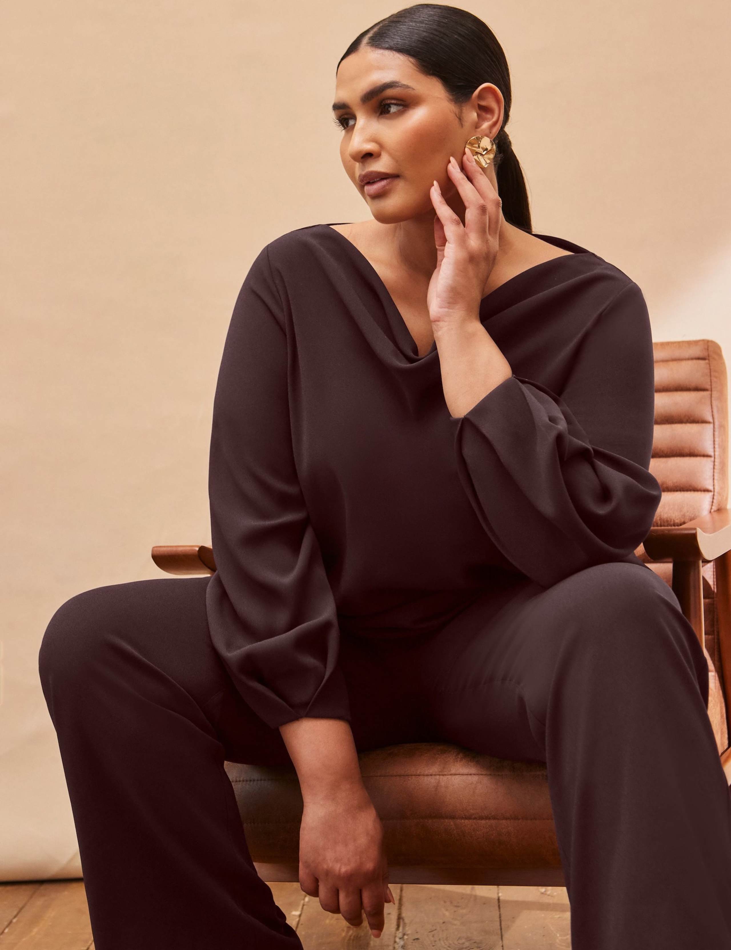 Cowl Neck Blouse 4 of 5