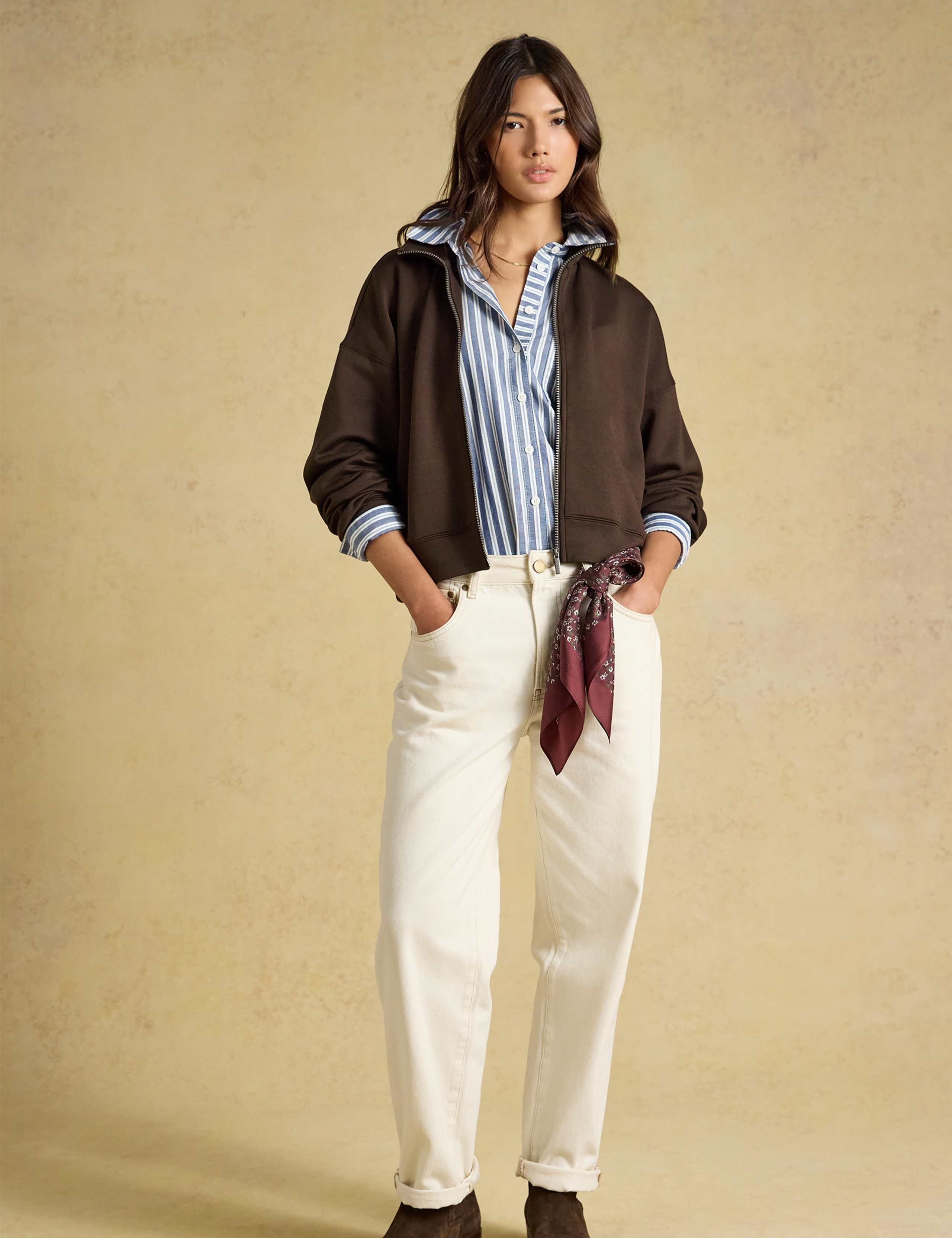 Boxy Fit Lounge Sweatshirt 3 of 8