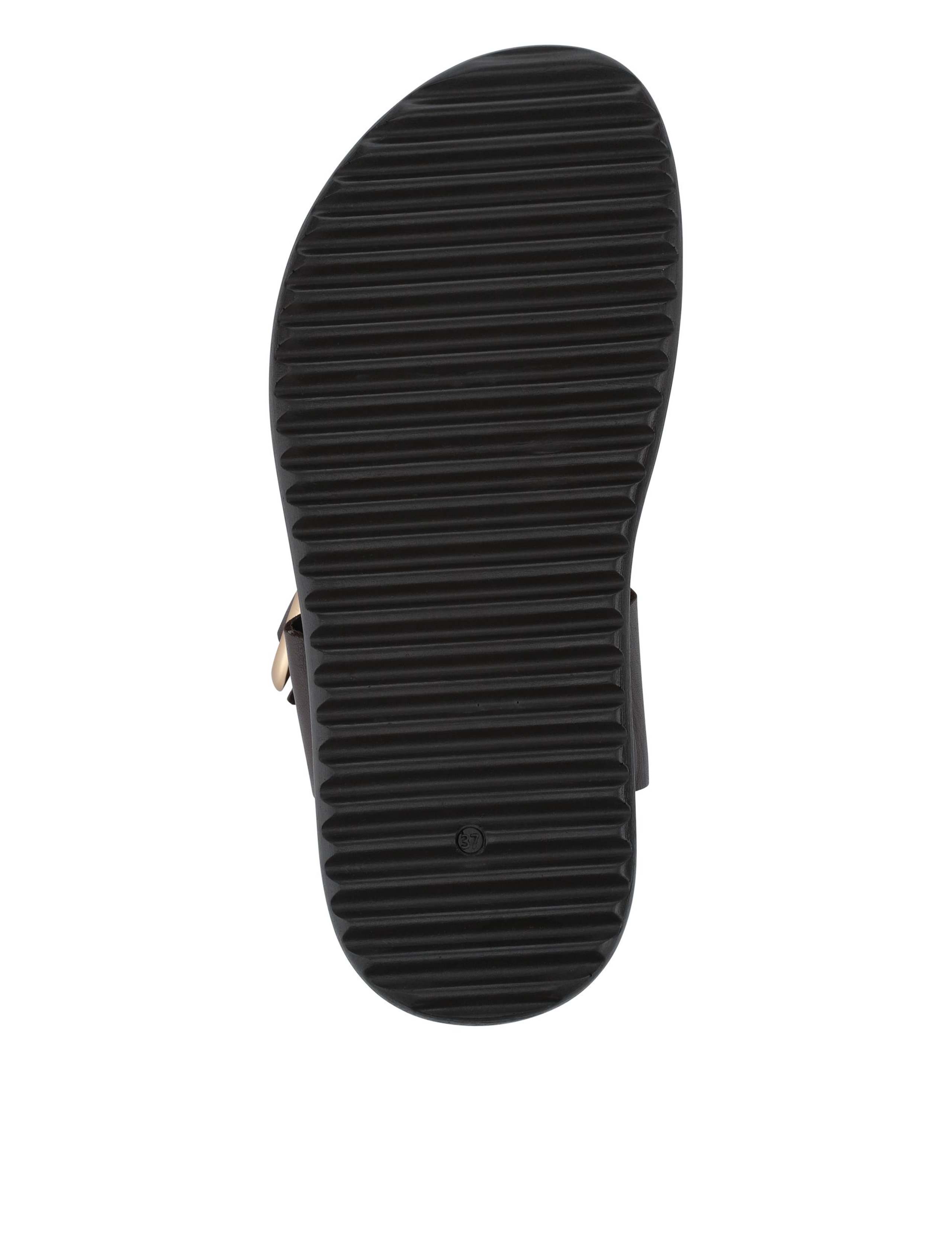 Leather Buckle Ankle Strap Platform Sandals 6 of 6