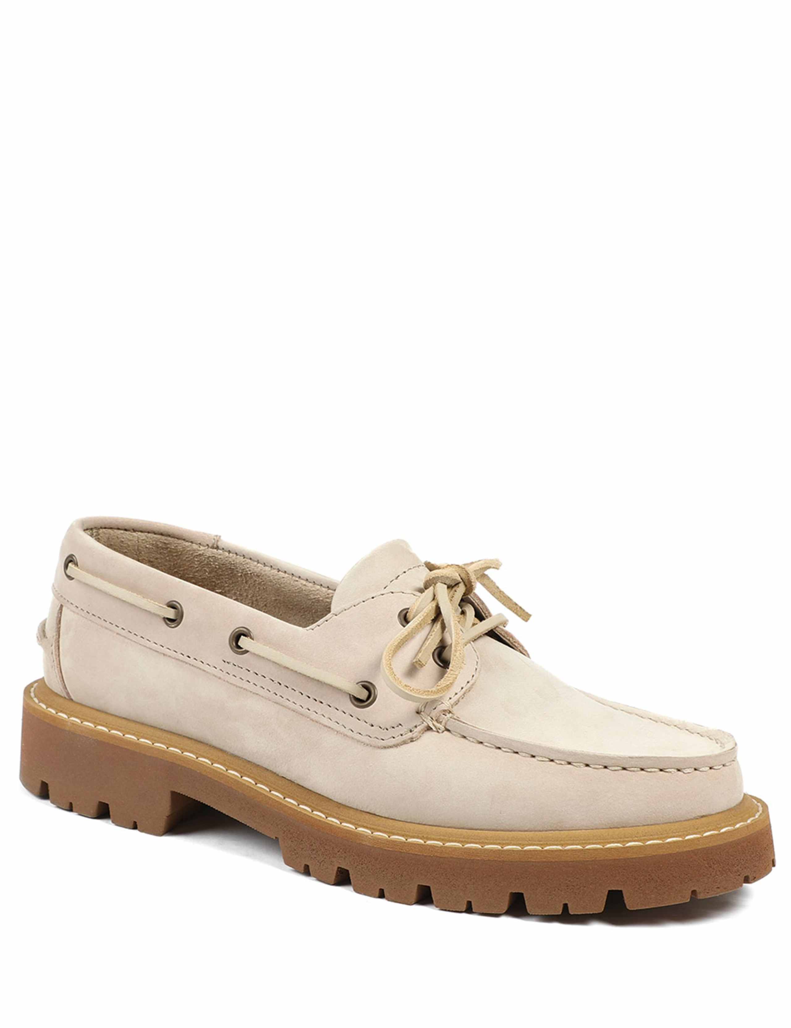 Suede Platform Moccasin Shoes 2 of 6