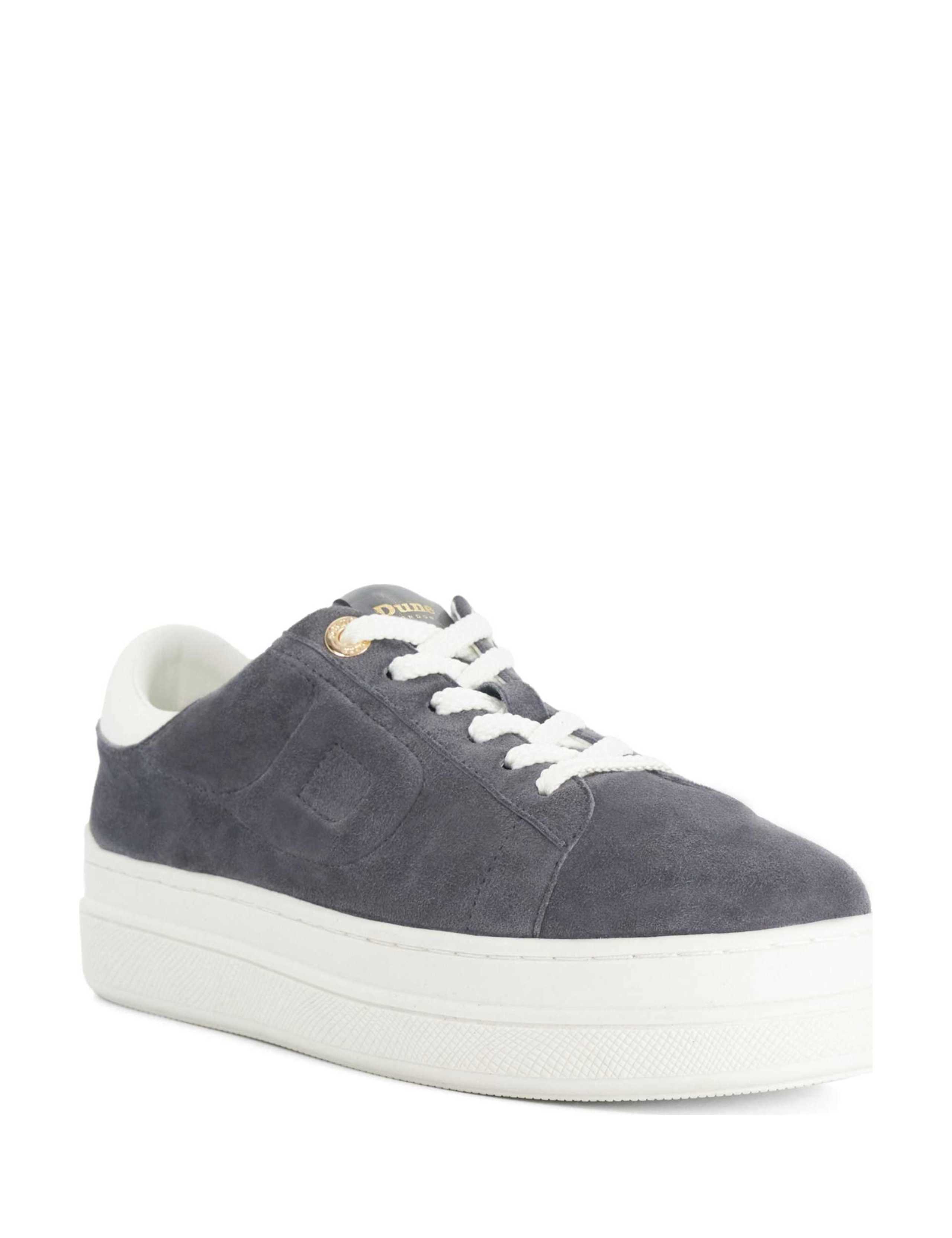 Leather Lace Up Trainers 3 of 5