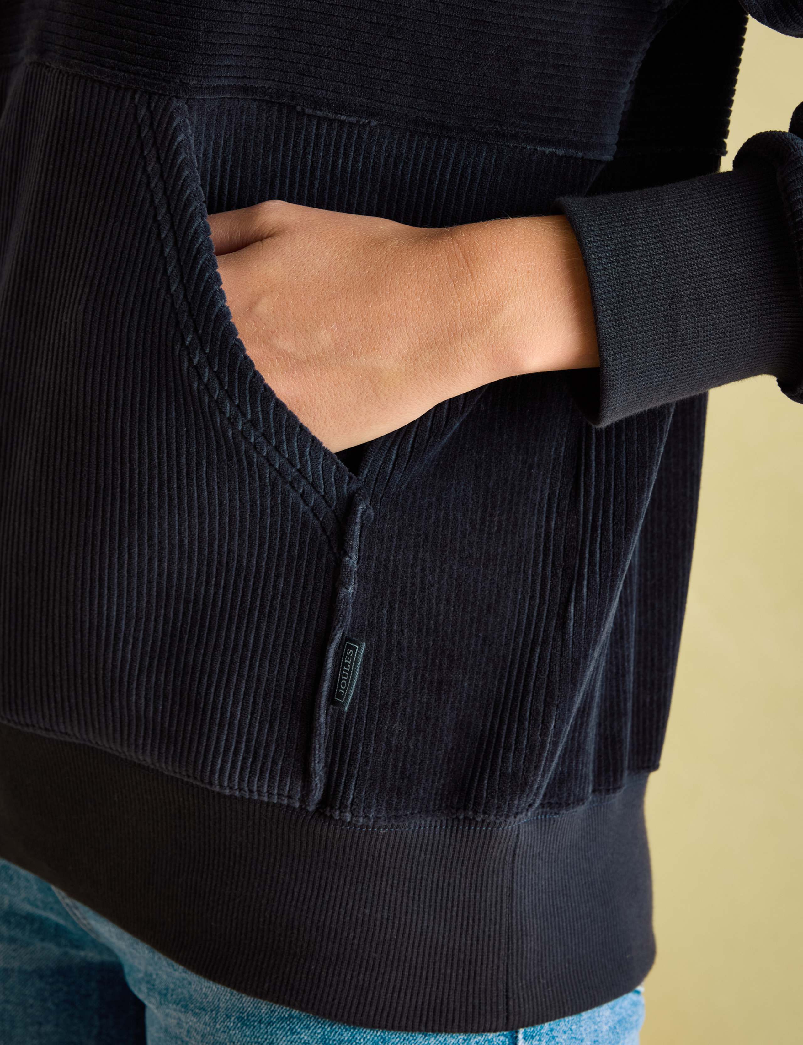 Cotton Rich Corduroy Funnel Neck Sweatshirt 7 of 7