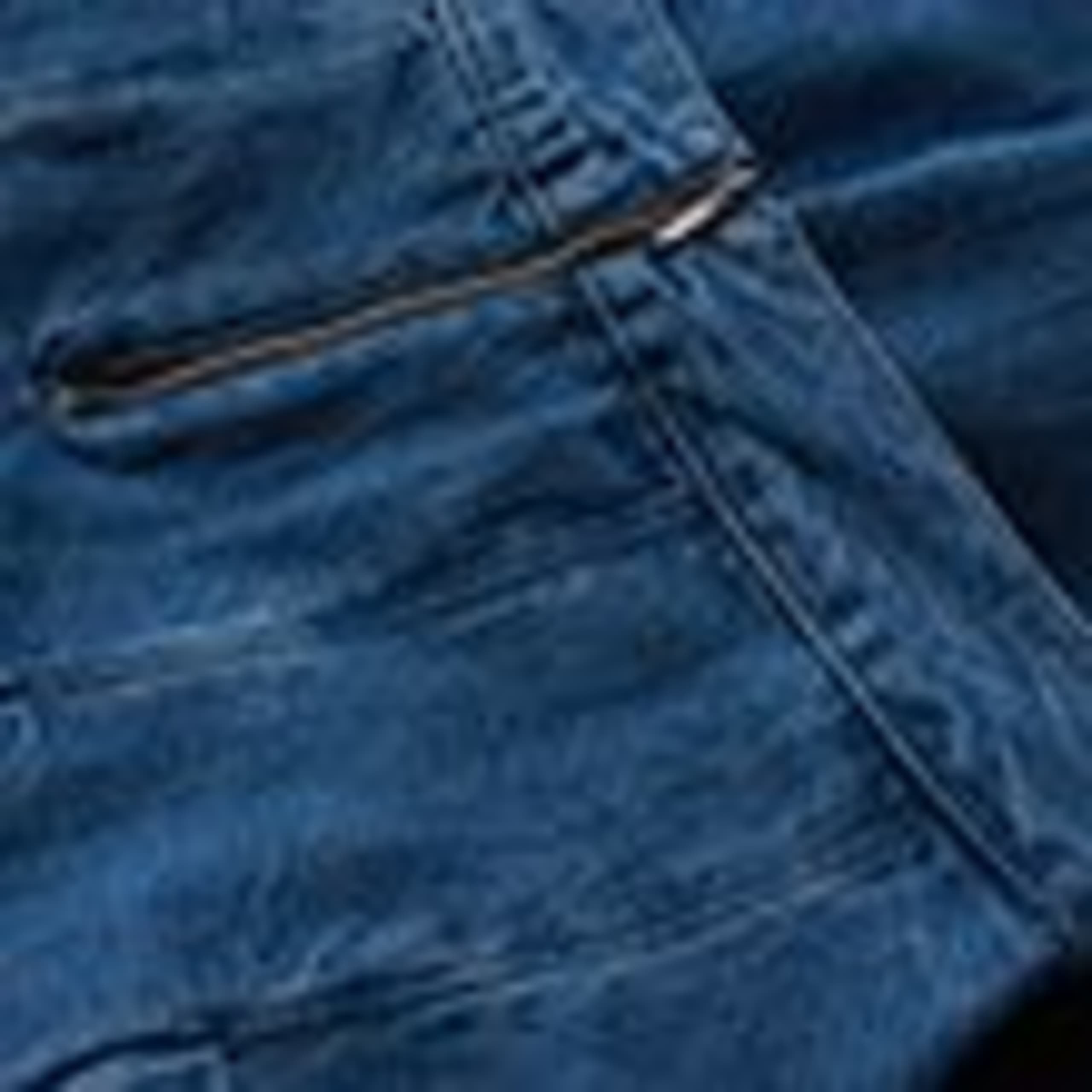 Denim A-Line Midi Skirt with Linen 5 of 5