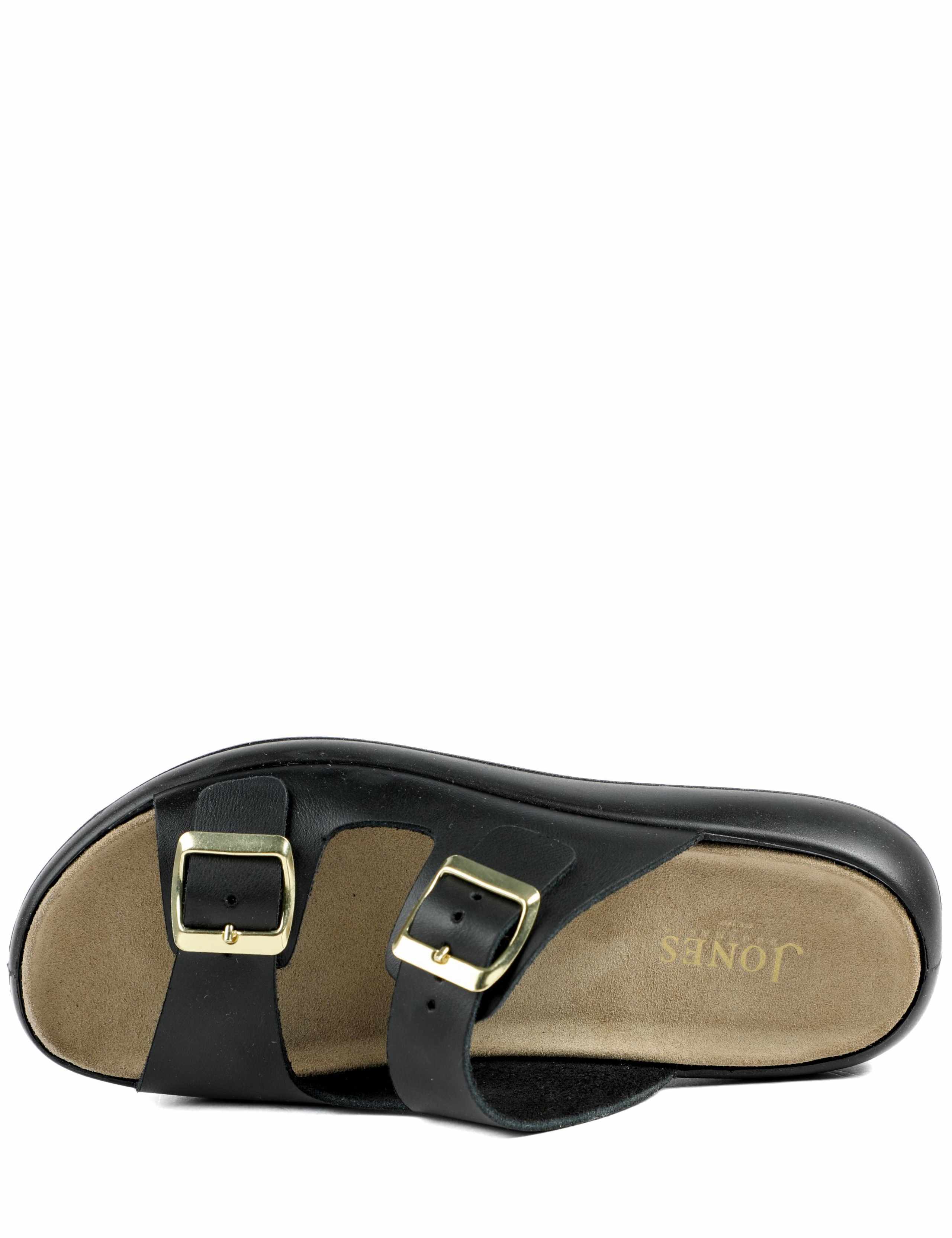Leather Buckle Flatform Sliders 3 of 5