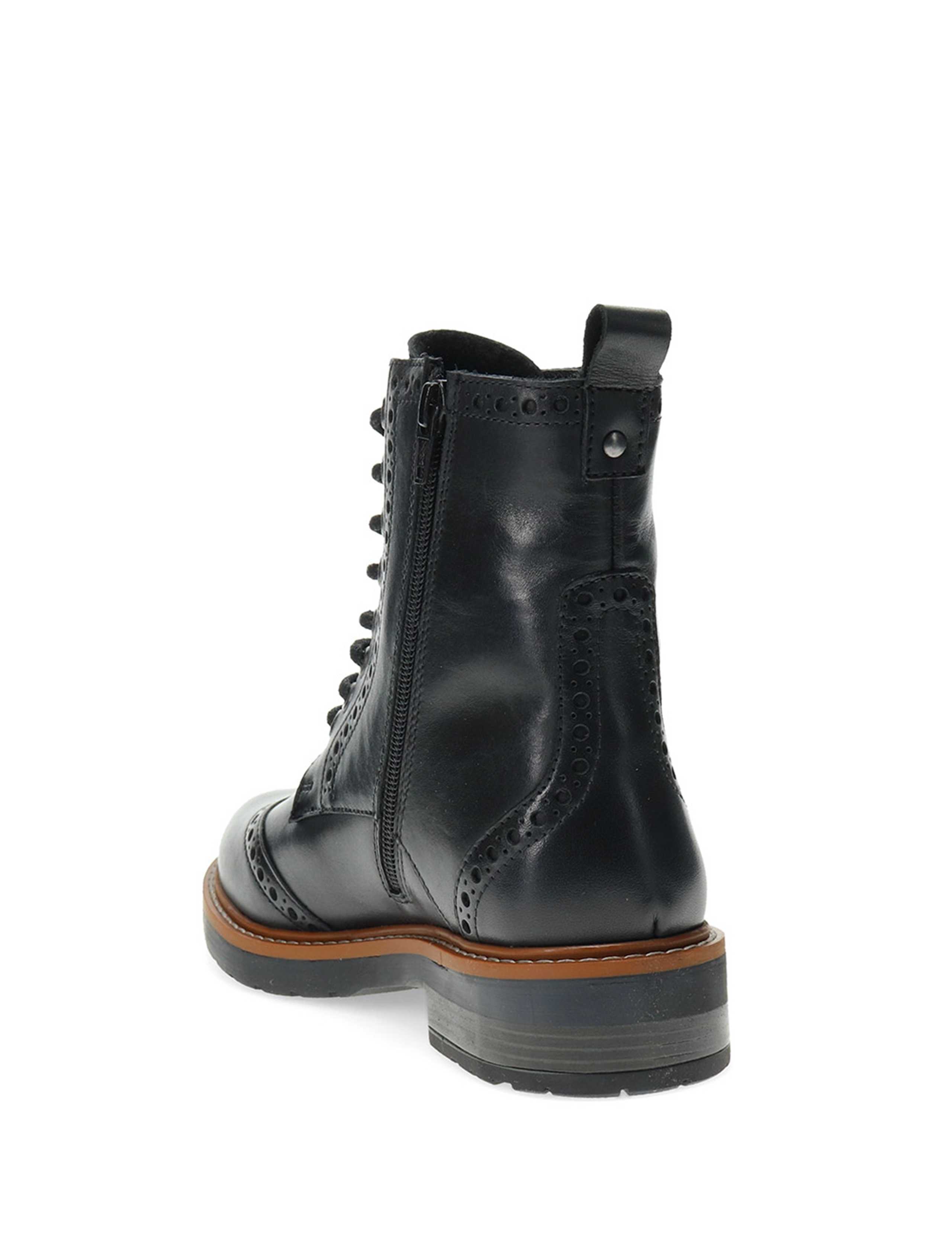 Leather Brogue Detail Ankle Boots 5 of 6