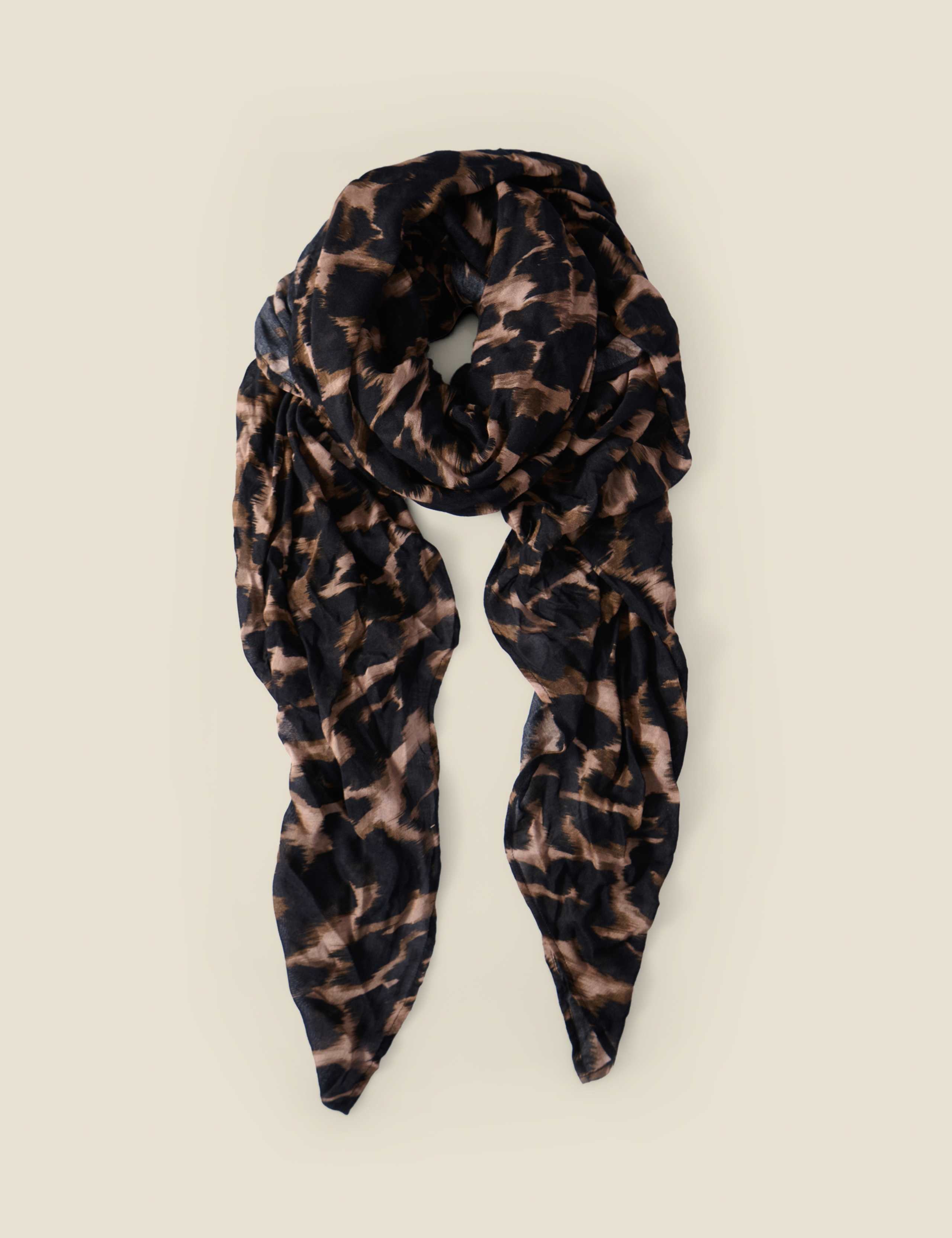 Leopard Print Scarf 1 of 3