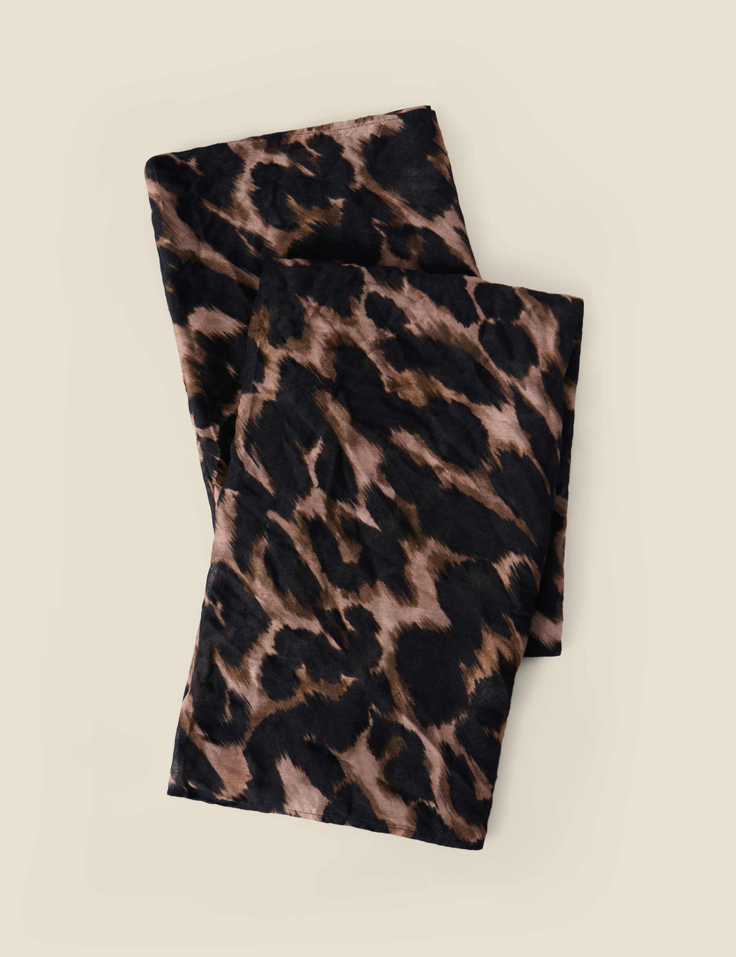 Leopard Print Scarf 3 of 3