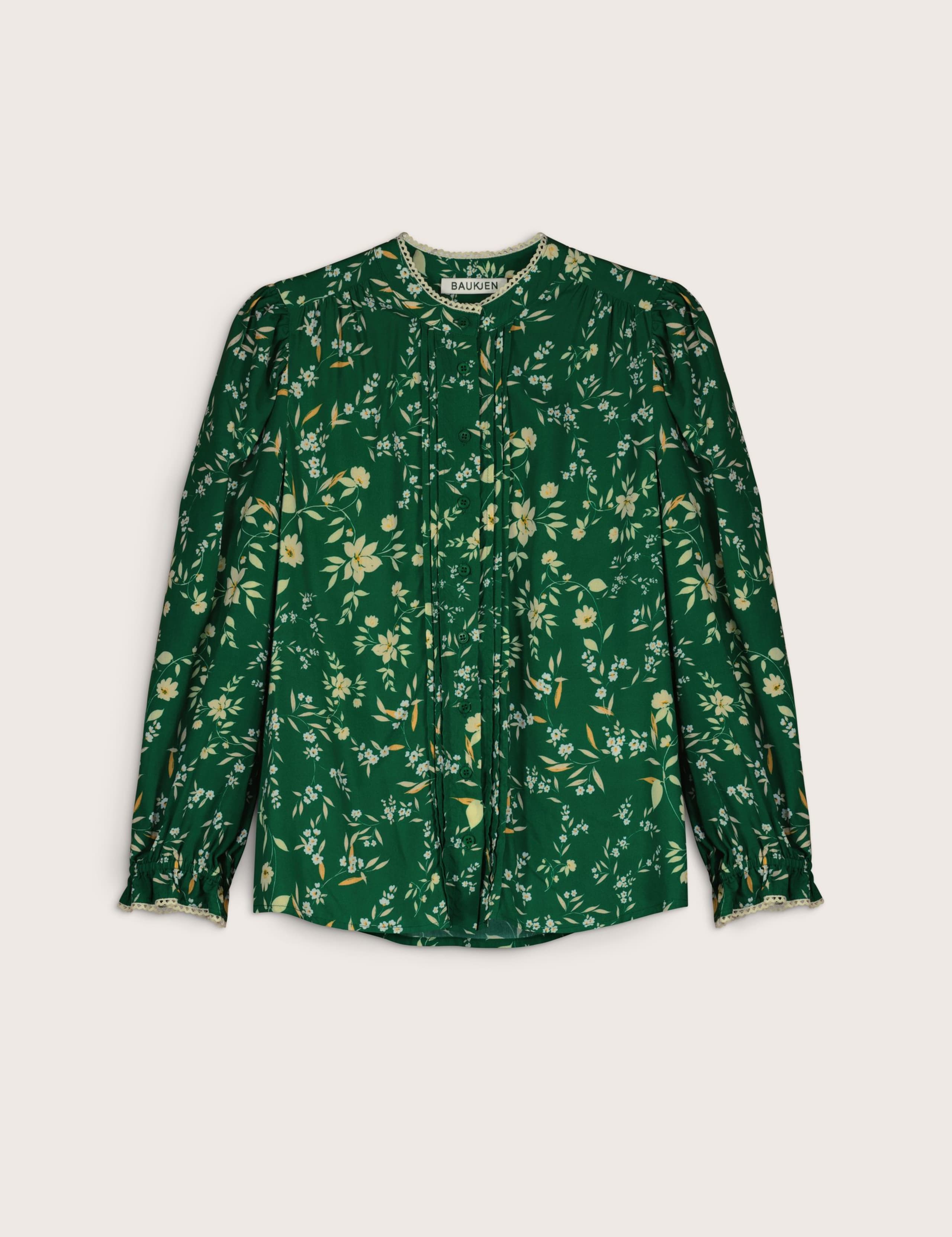 Floral Blouson Sleeve Blouse 2 of 5