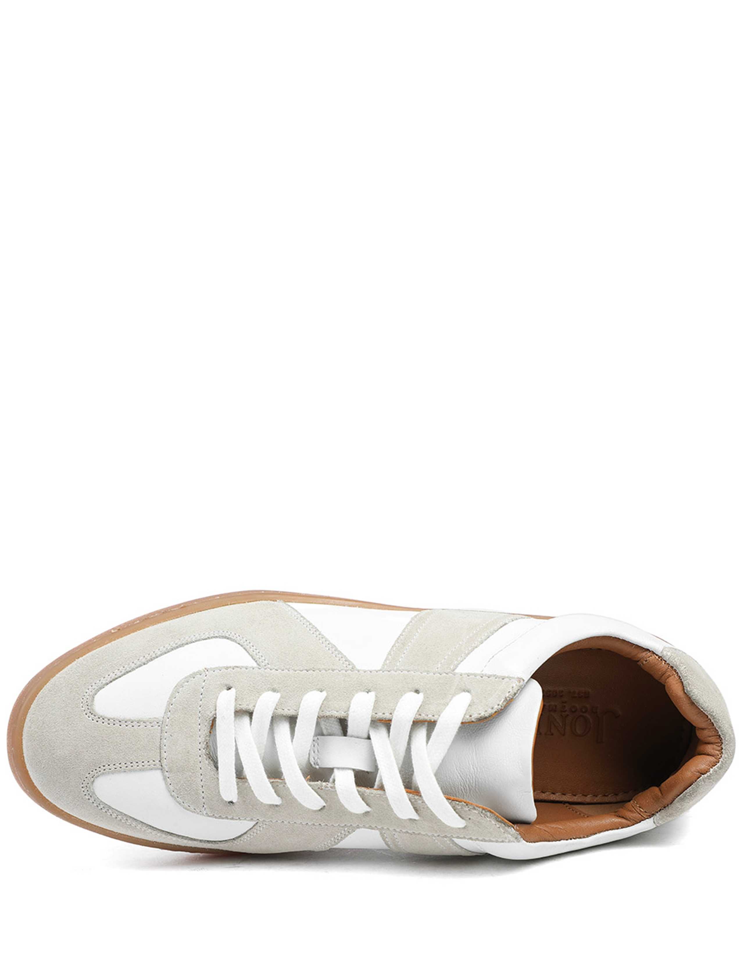 Wide Fit Leather Lace Up Trainers 4 of 6