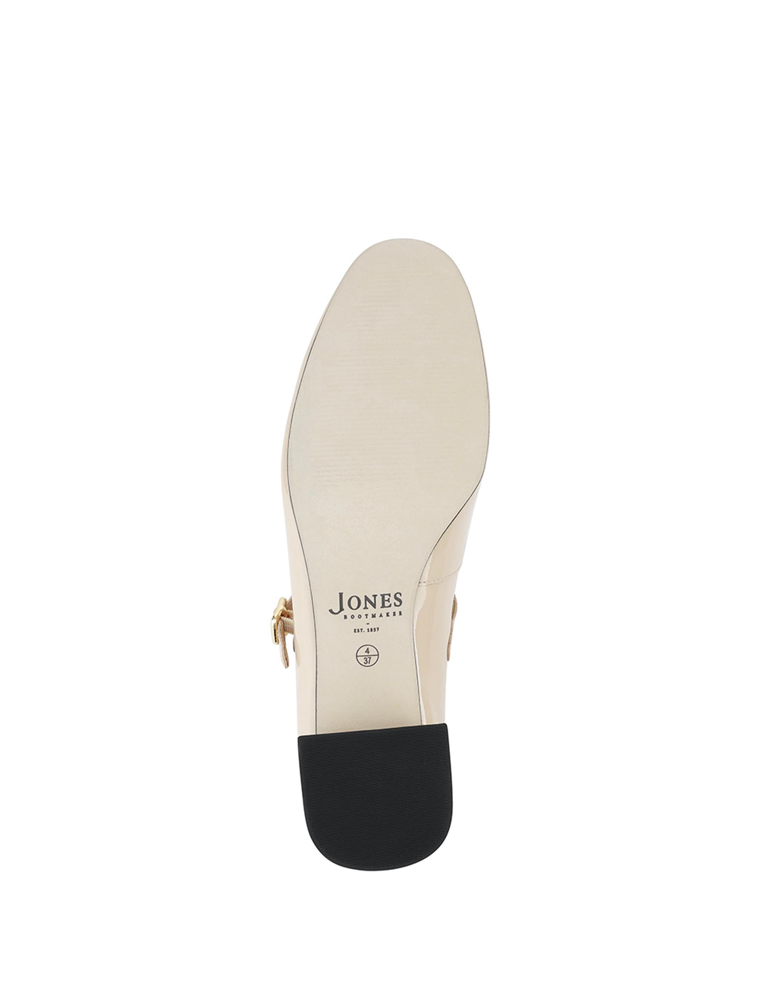 Leather Block Heel Mary Jane Shoes 4 of 6