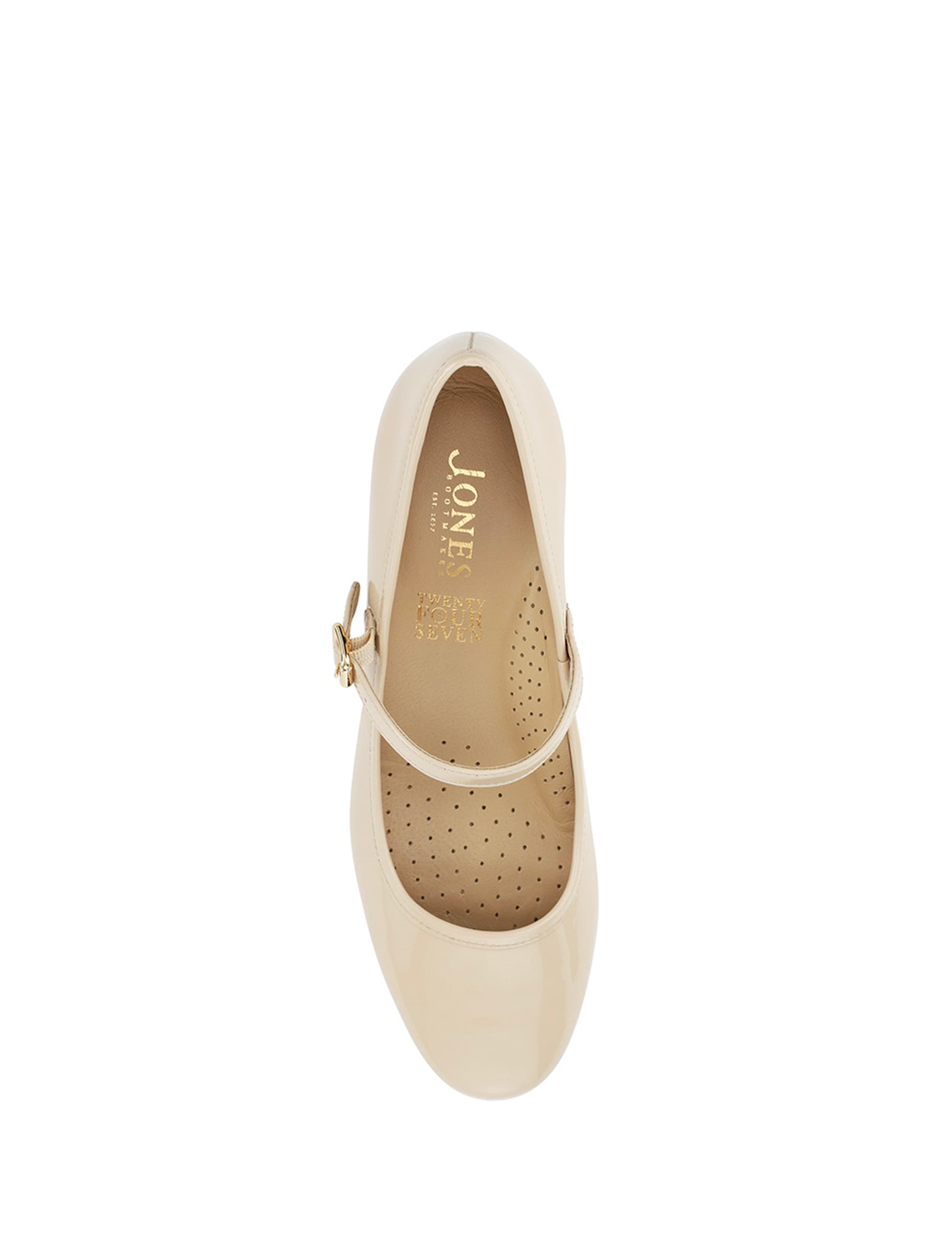 Leather Block Heel Mary Jane Shoes 5 of 6